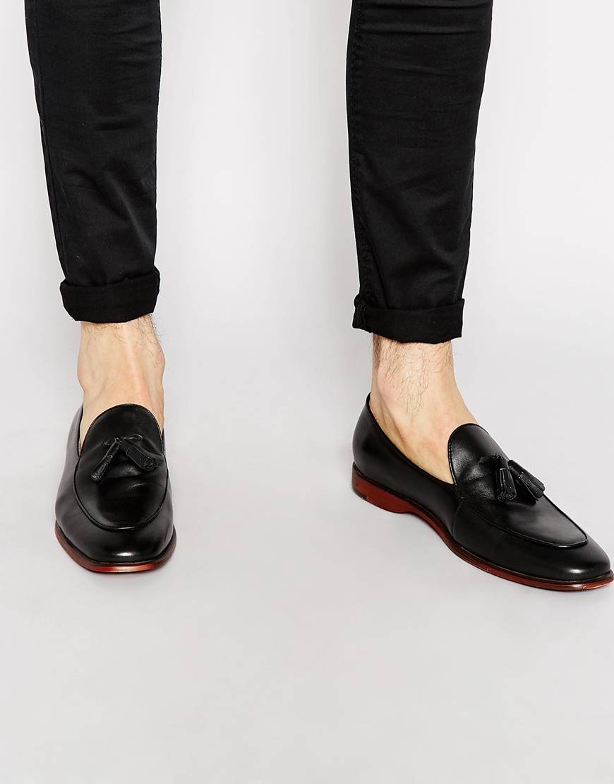 Lyst - Aldo Miniera Leather Tassel Loafers in Black for Men