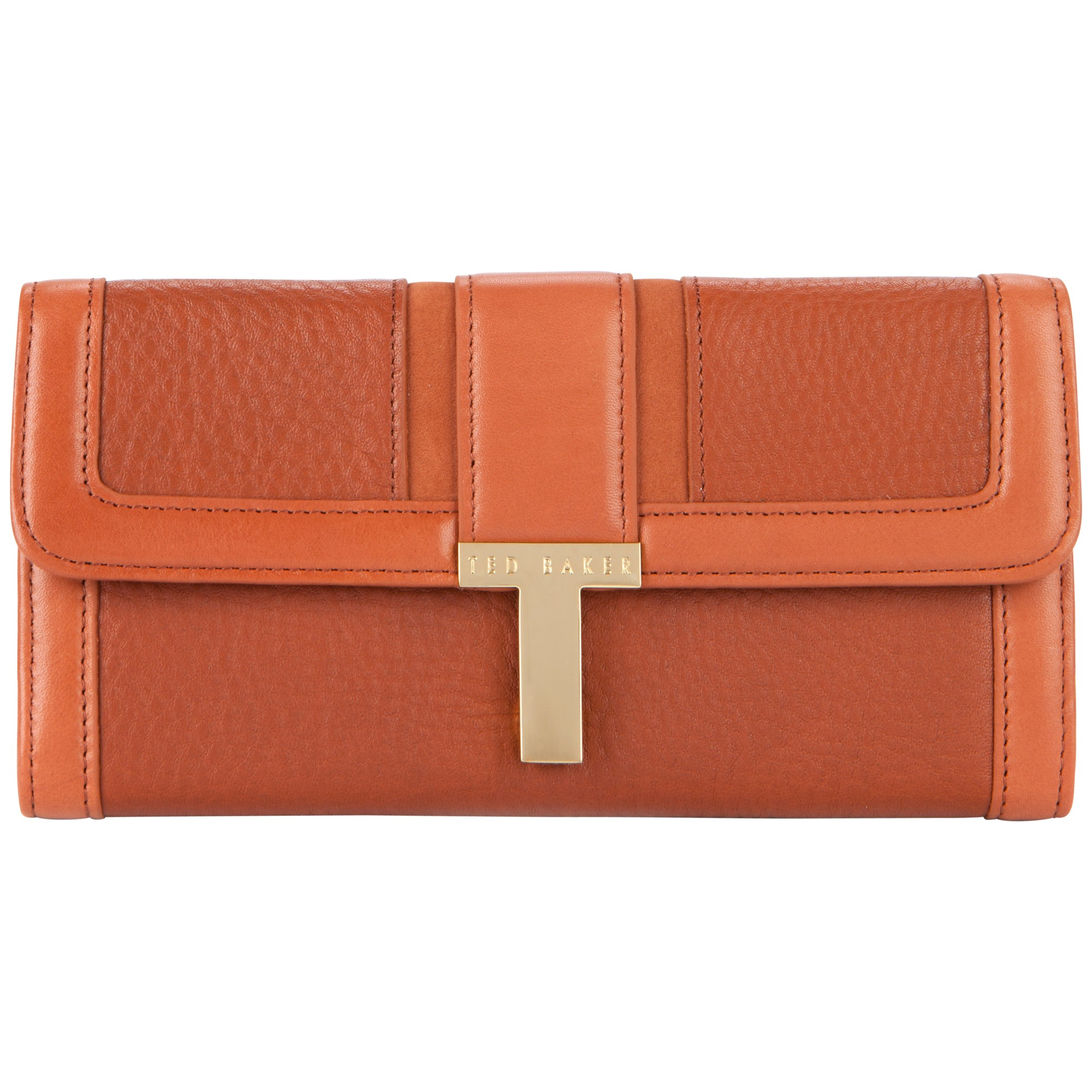 Ted baker Aspines T Keeper Purse in Orange (Black) | Lyst  