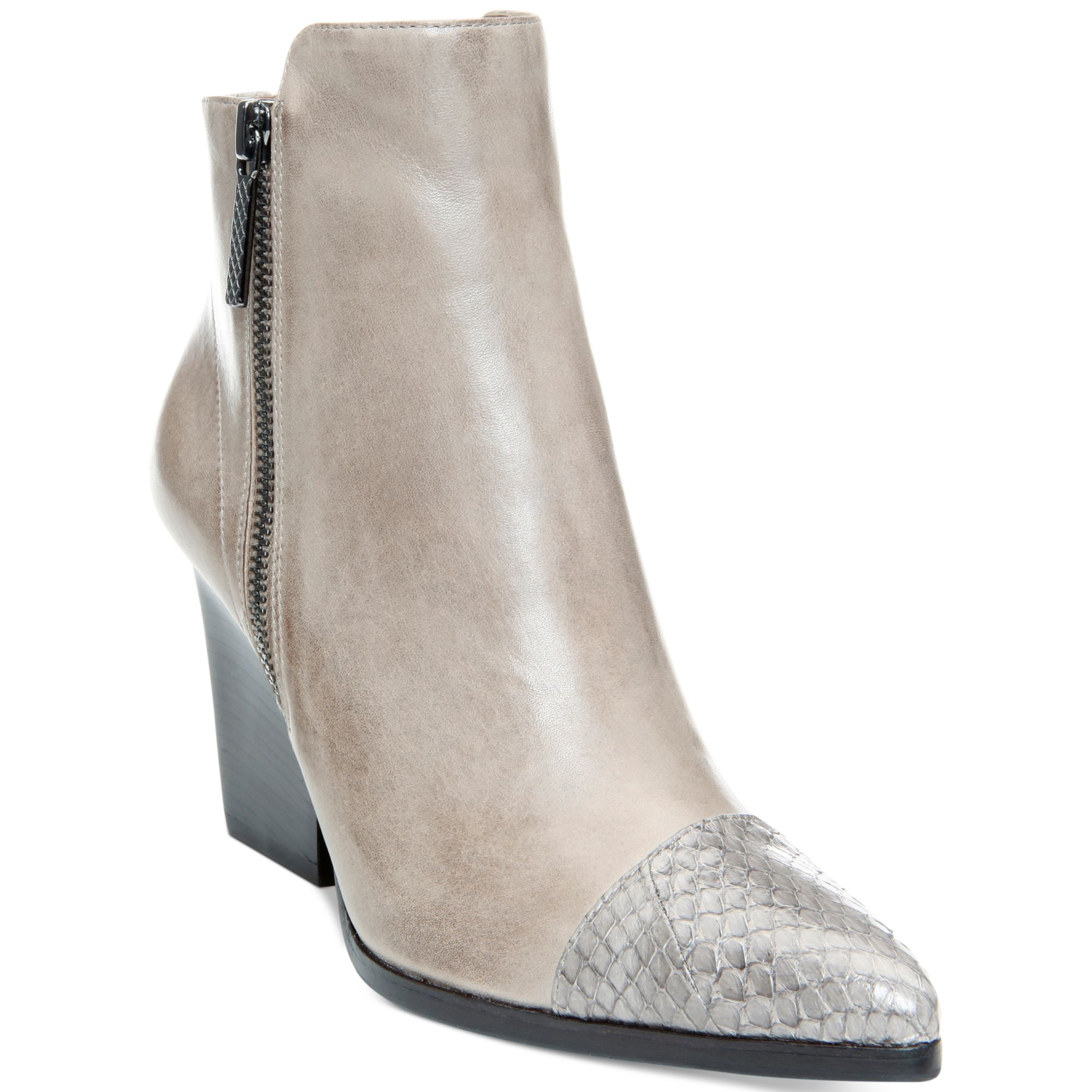 Lyst - Donald j pliner Donald J Pliner Womens Volt Booties in Gray