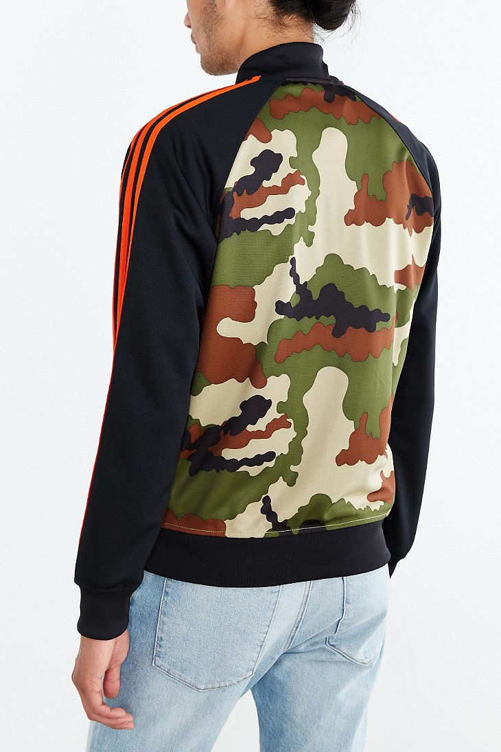 Lyst - Adidas Originals Start Superstar Camo Track Jacket ...