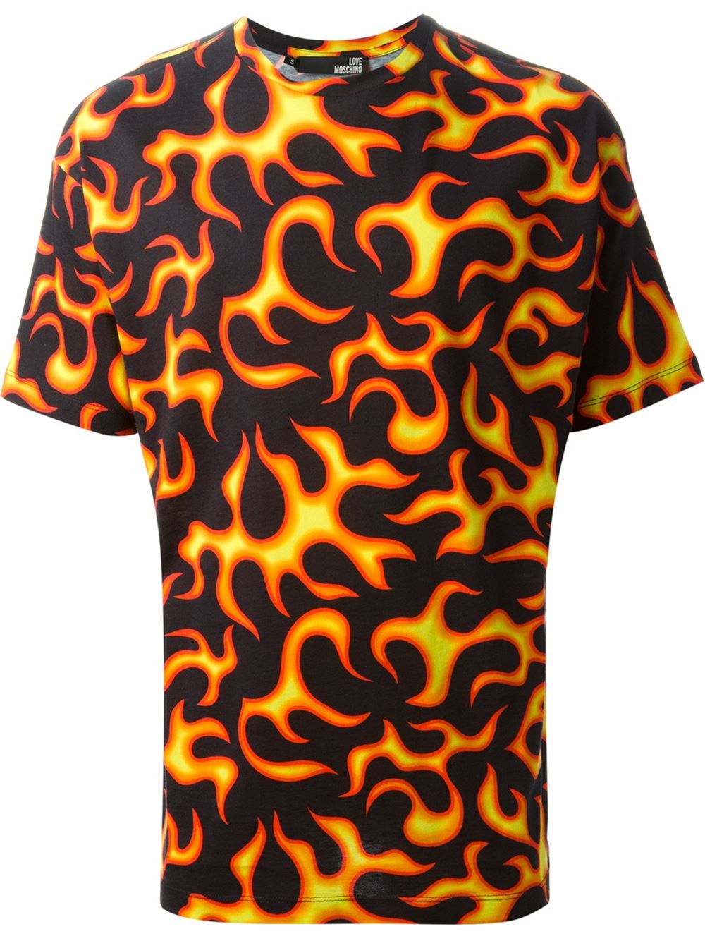 love shirt moschino for moschino Lyst Black Flame Print in Men shirt T Love love shirt moschino for moschino Lyst Black Flame Print in Men shirt T Love