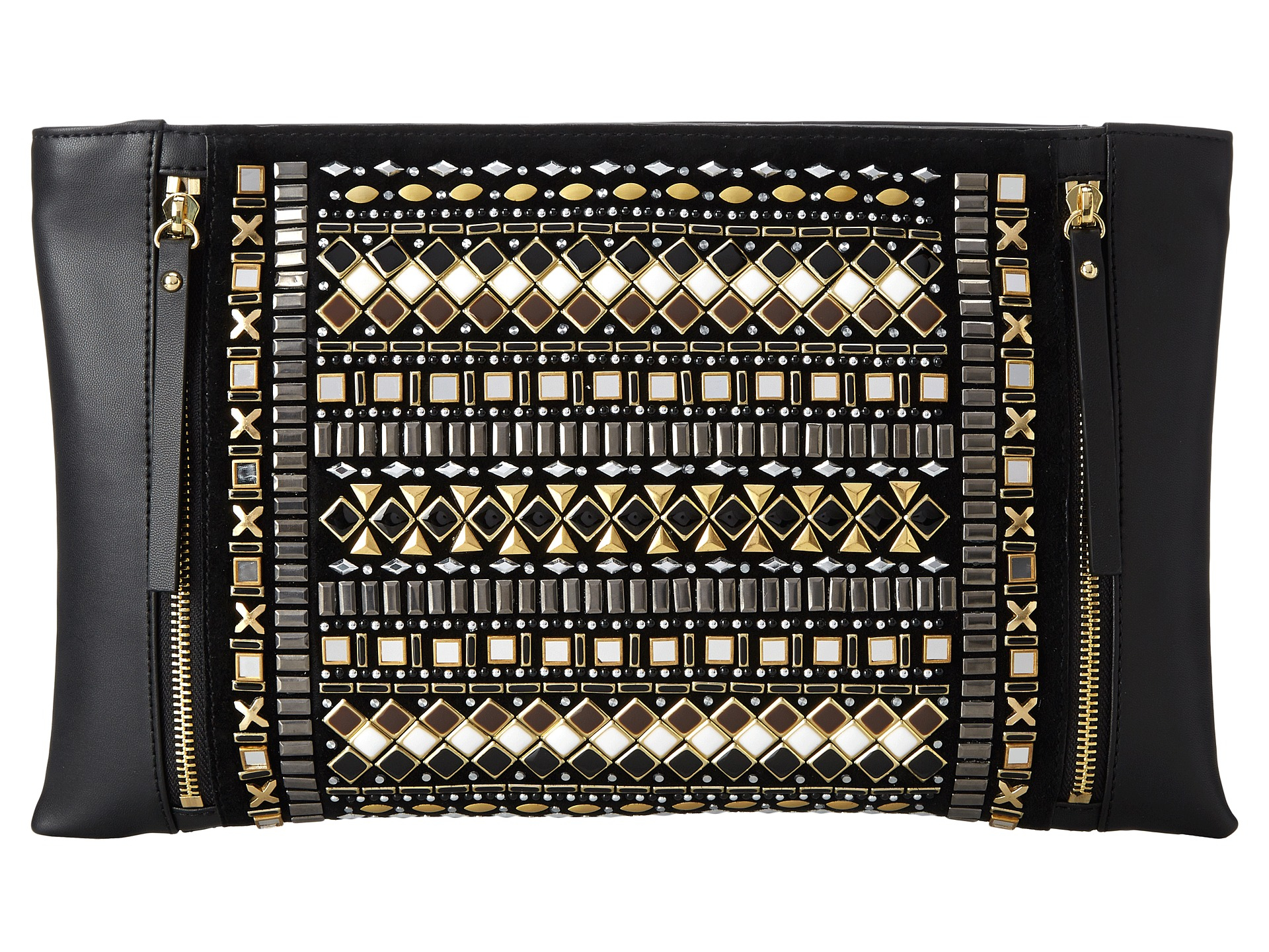 Lyst - Vince Camuto Baily Clutch in Black