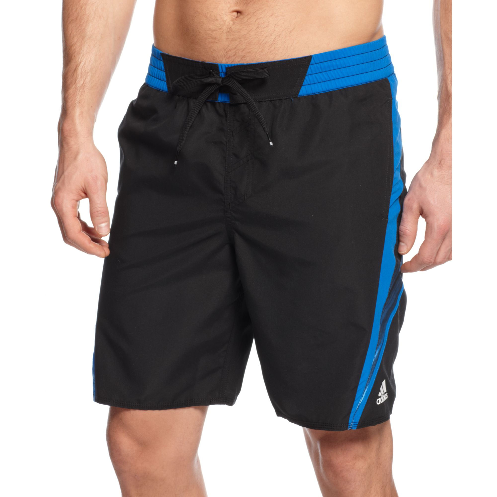 Adidas Faded Splice Volley Swim Shorts in Blue for Men | Lyst