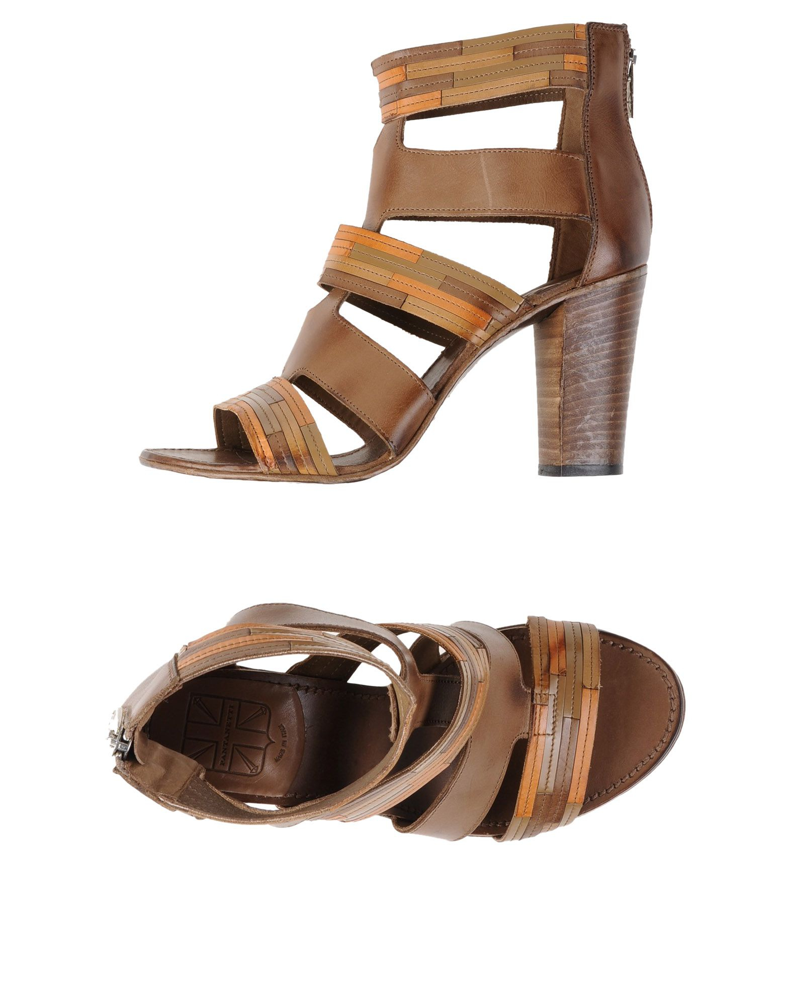 pantanetti sandals in brown lyst pantanetti sandals in brown lyst