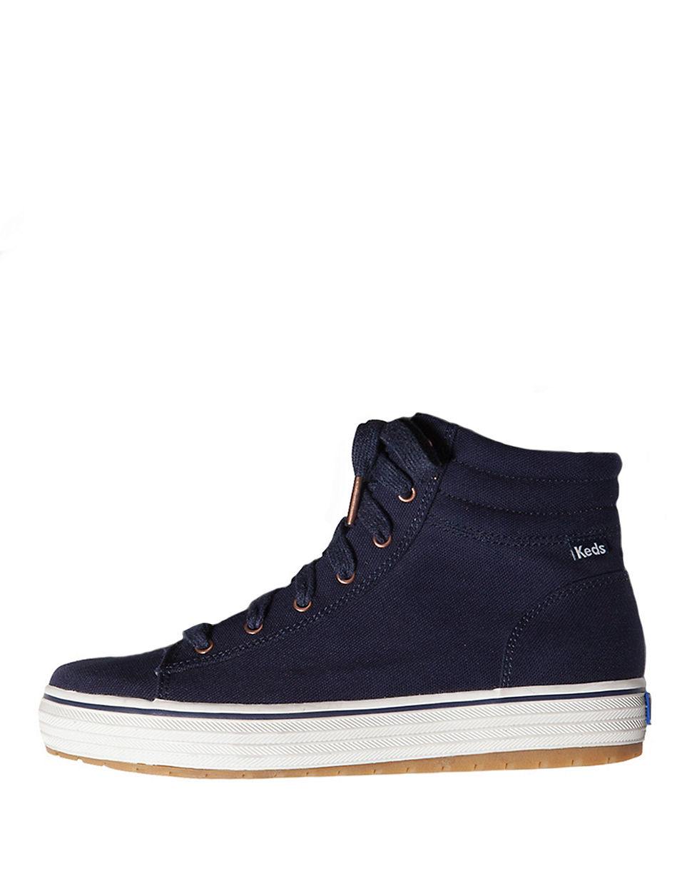 Lyst - Keds Hi Rise Canvas High-top Sneakers in Blue