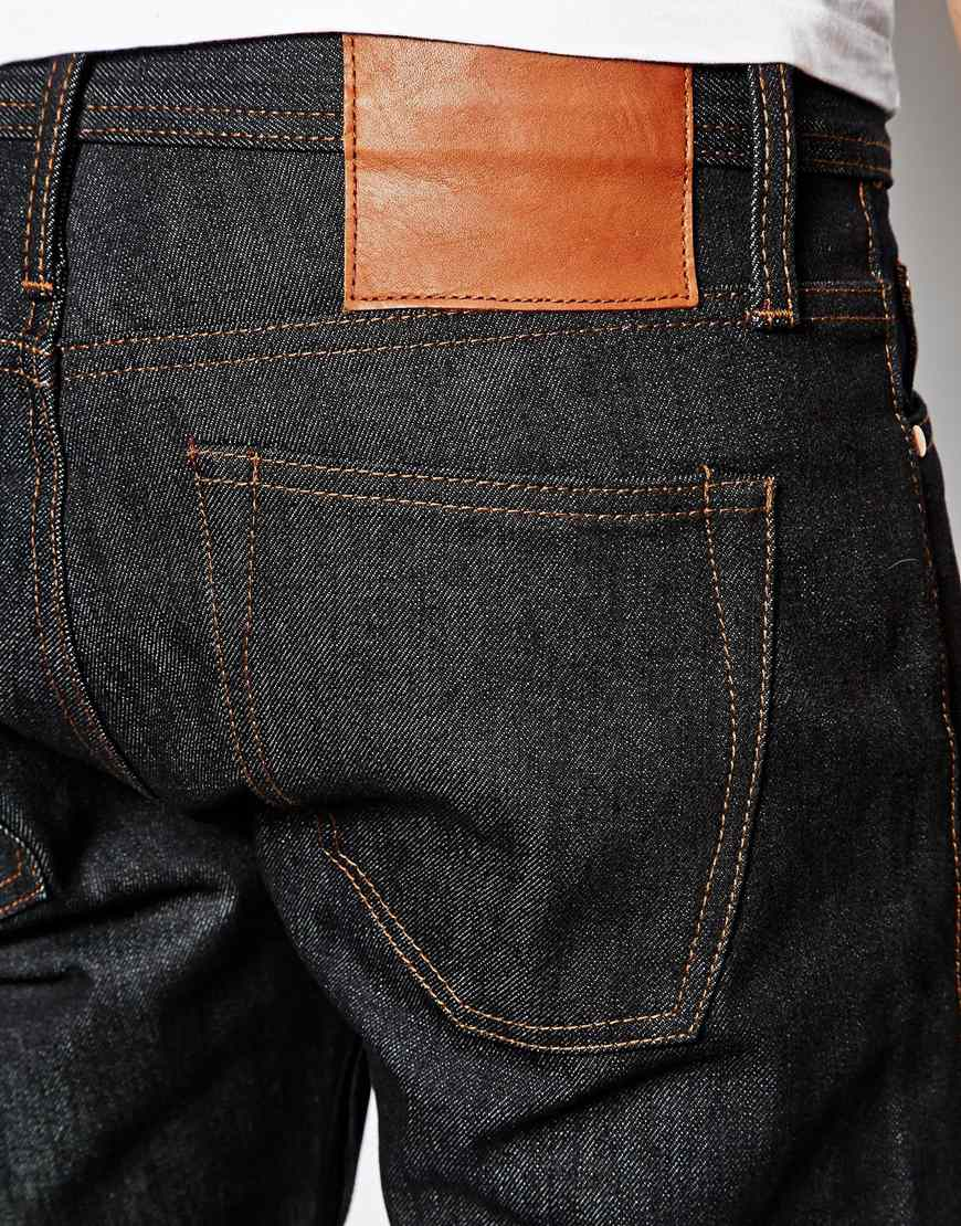 Lyst - Unbranded Jeans Ub101 Skinny Fit Selvedge Raw Indigo in Blue for Men