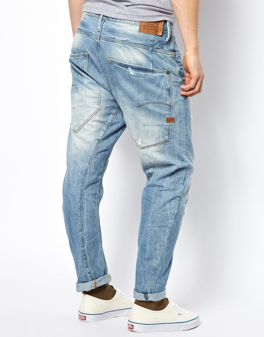 Lyst - G-Star Raw G Star Jeans Type C 3d Loose Tapered Light Aged ...