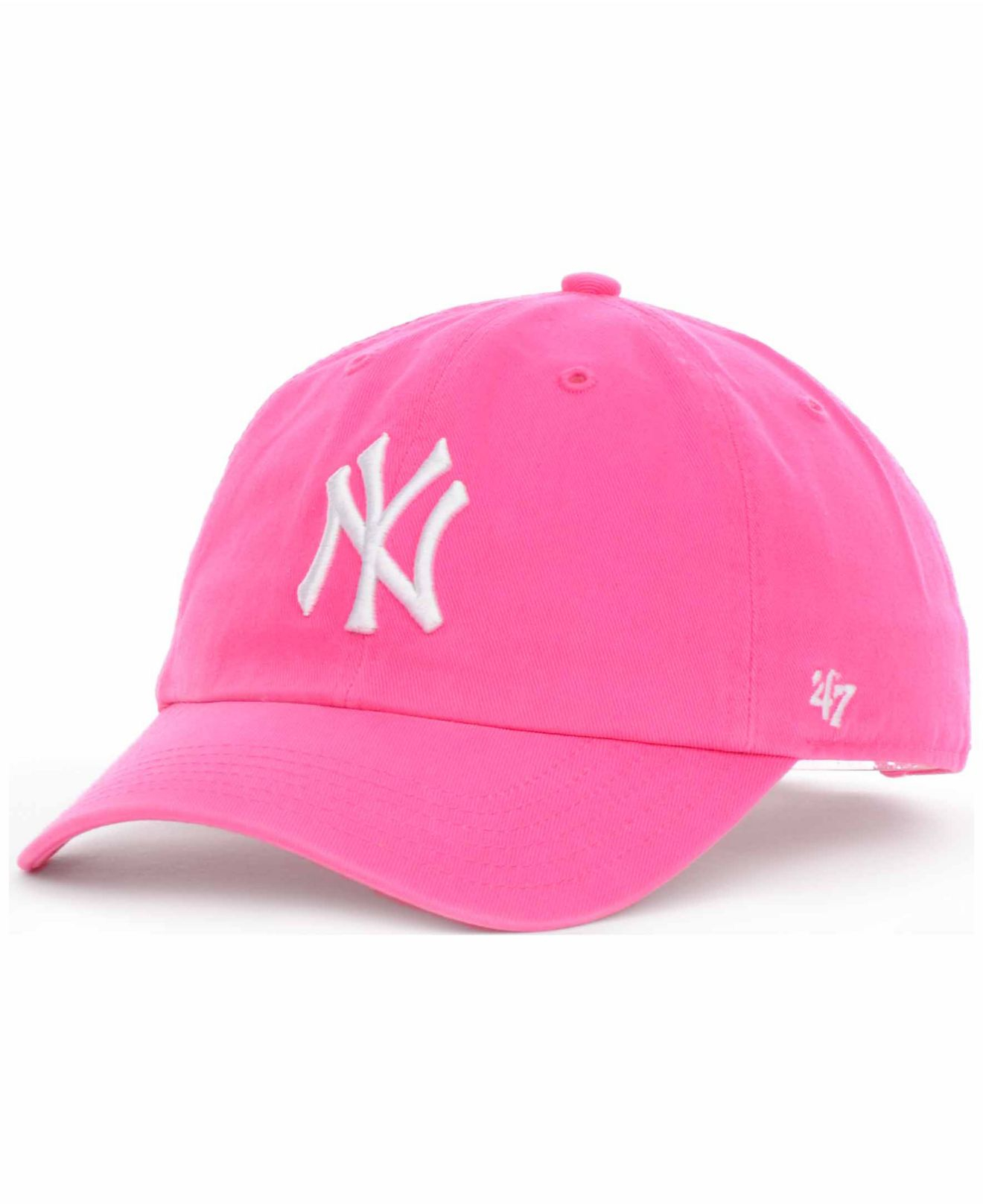 Yankees womens baseball cap w with woven fabric