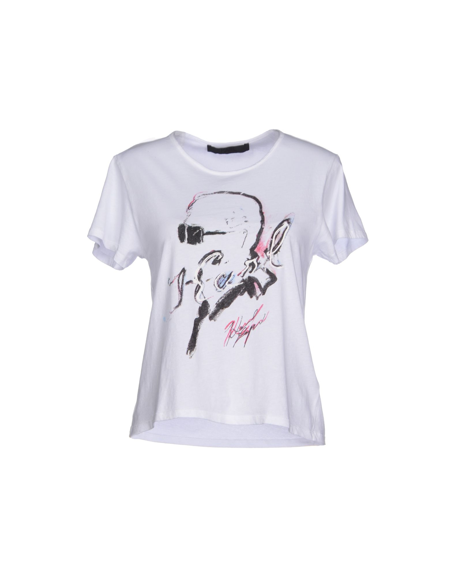 Karl By Karl Lagerfeld T-shirt in White | Lyst