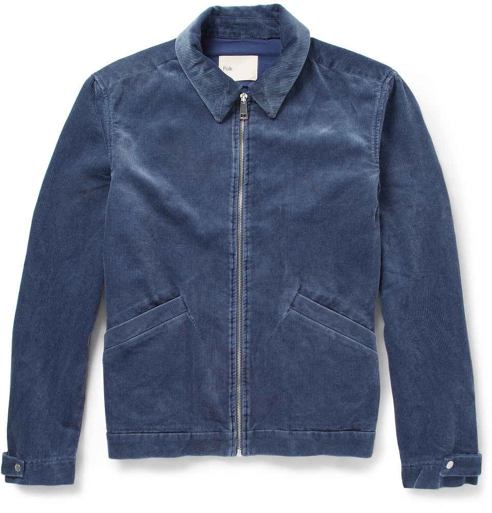 Lyst - Folk Corduroy Jacket in Blue for Men