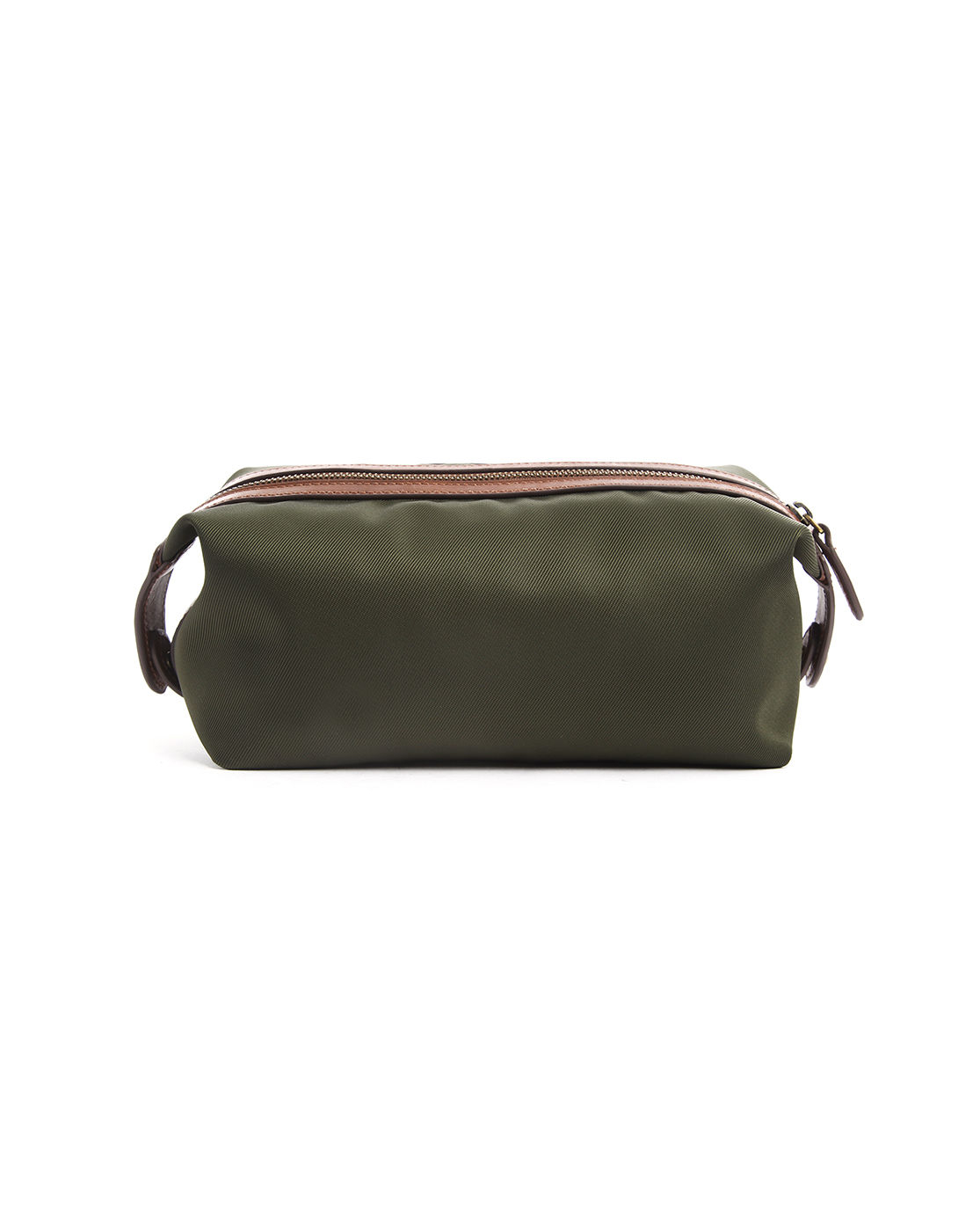 Polo ralph lauren Khaki Leather Nylon Toiletry Bag in Natural for Men ...