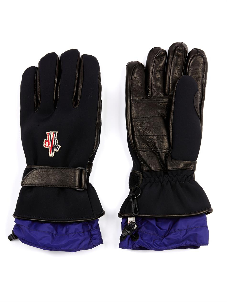 moncler leather gloves moncler leather gloves