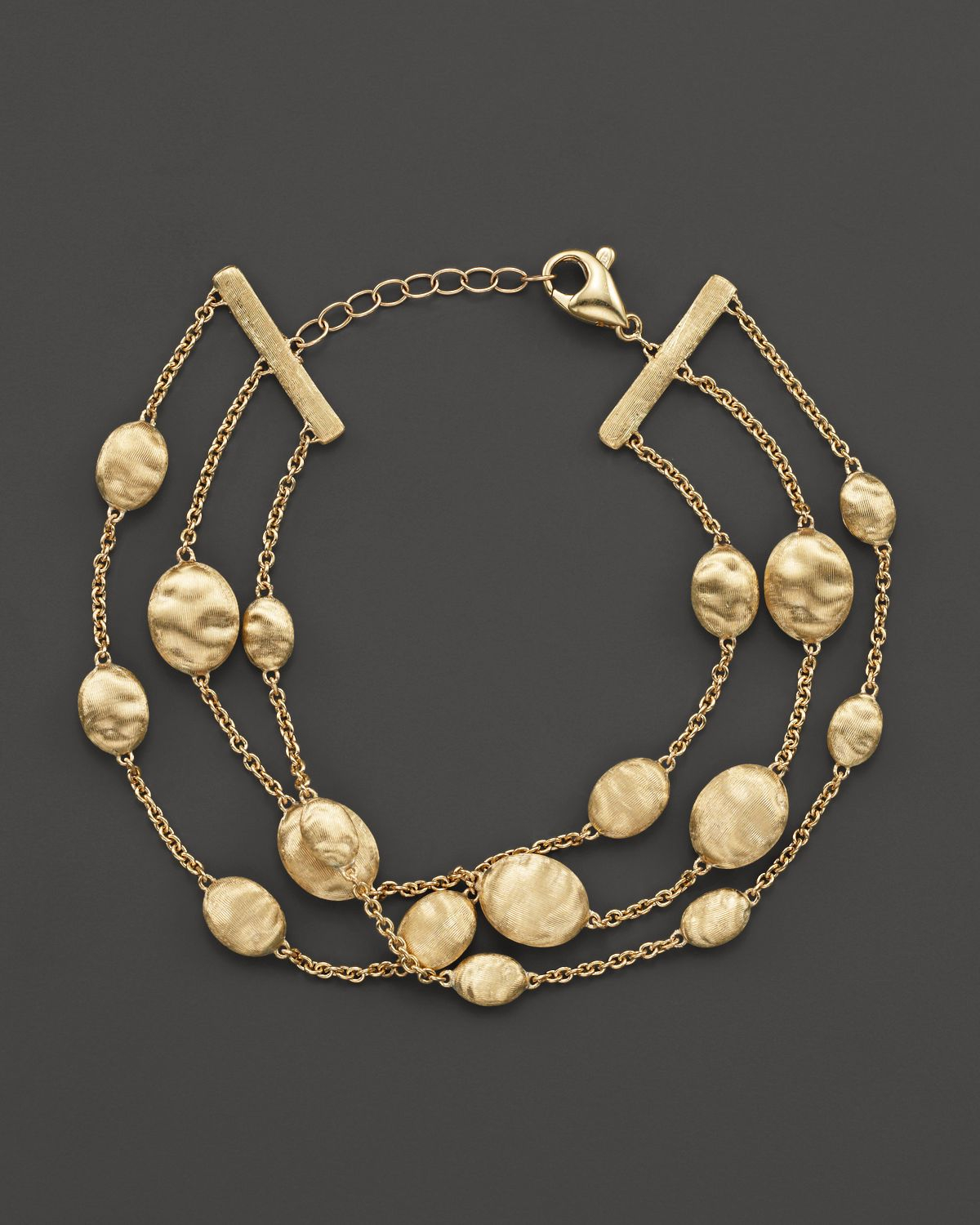 Lyst Marco Bicego Siviglia Three Strand Bracelet in Metallic