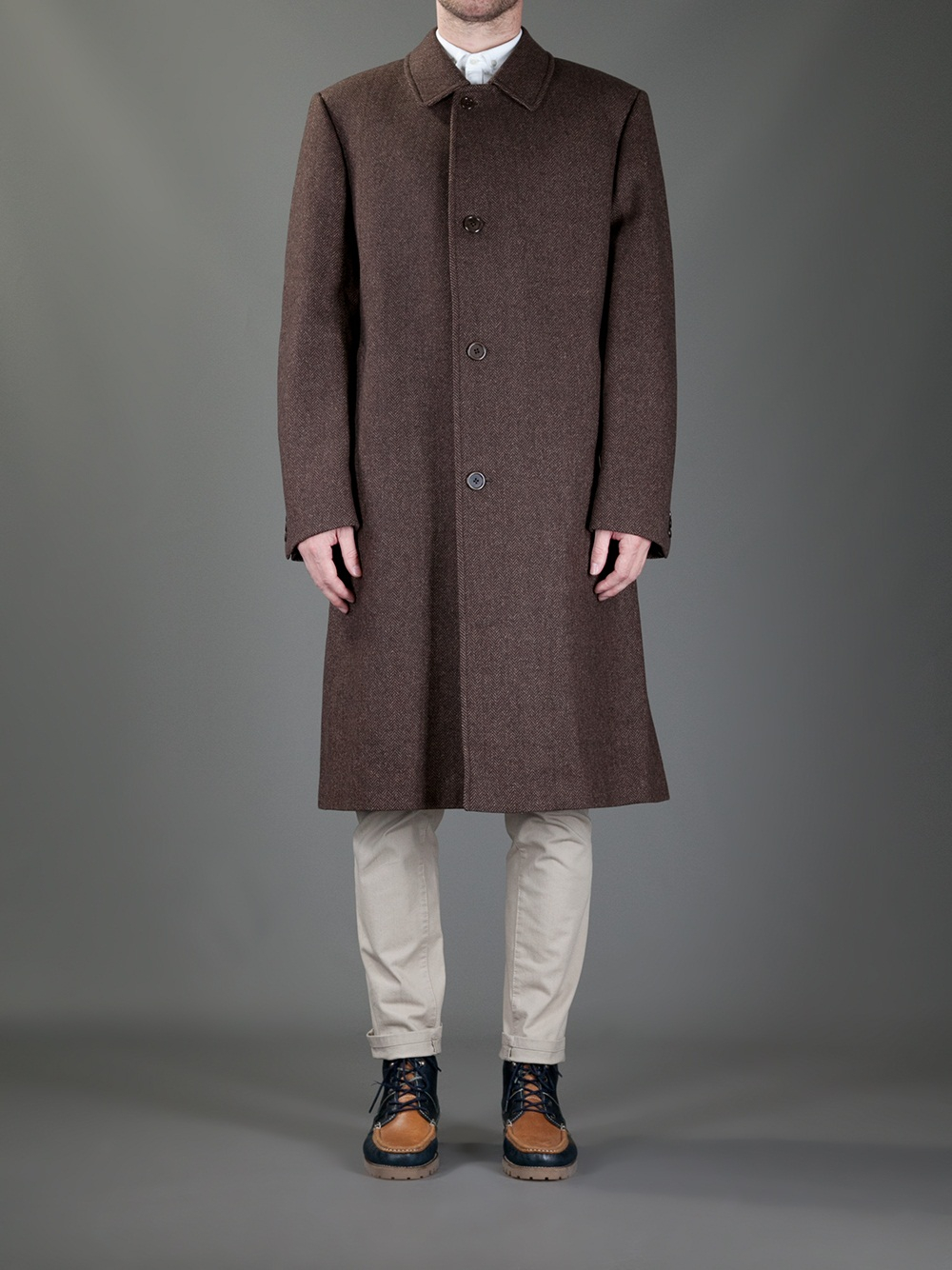 Lyst - Aquascutum Classic Coat in Brown for Men