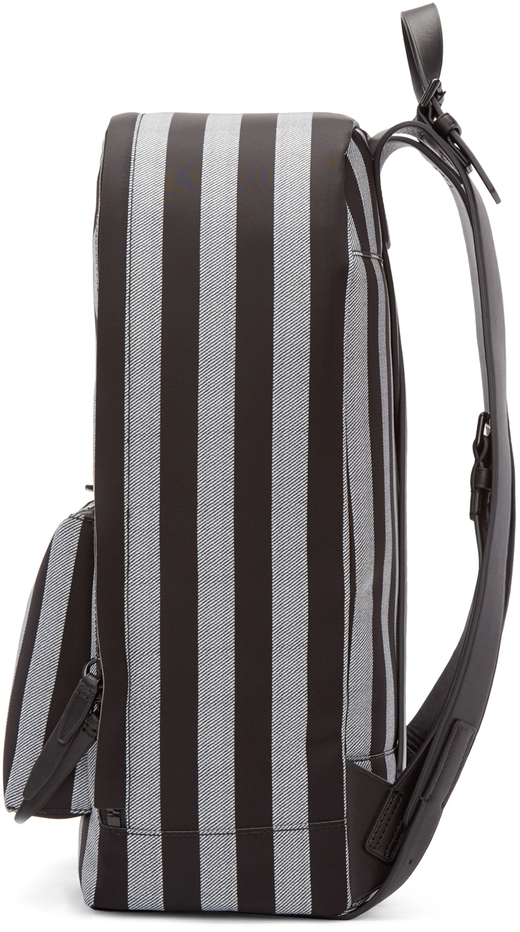 Offwhite Black Nylon Mini Backpack Keweenaw Bay Indian Community