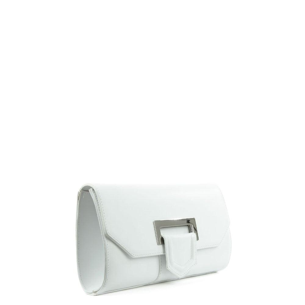 Lyst - Daniel Summery White Leather Clutch Bag in White