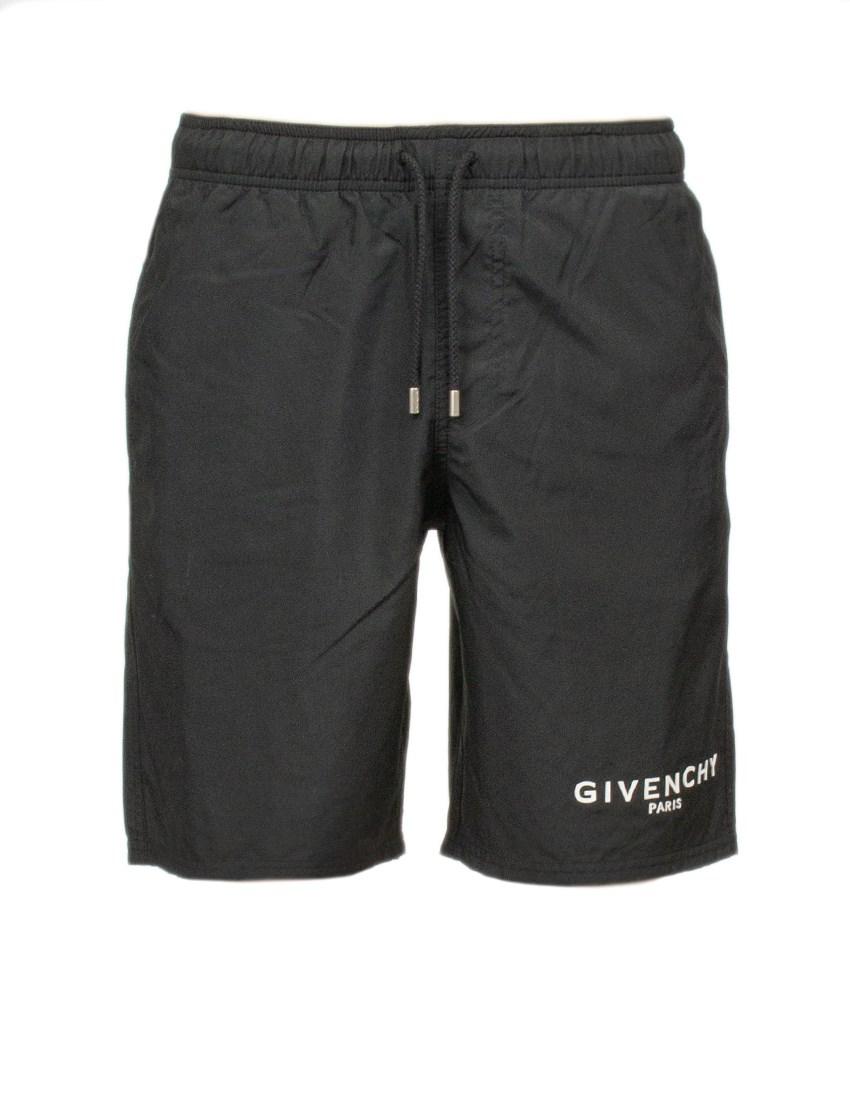 Givenchy Synthetic Logo Swim Shorts in Black for Men - Save 33% - Lyst
