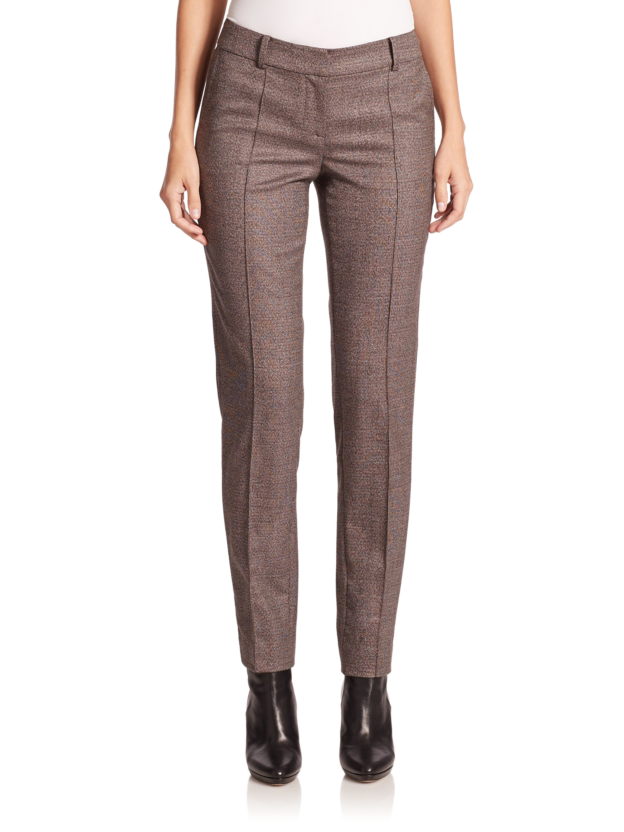 tweed pants women