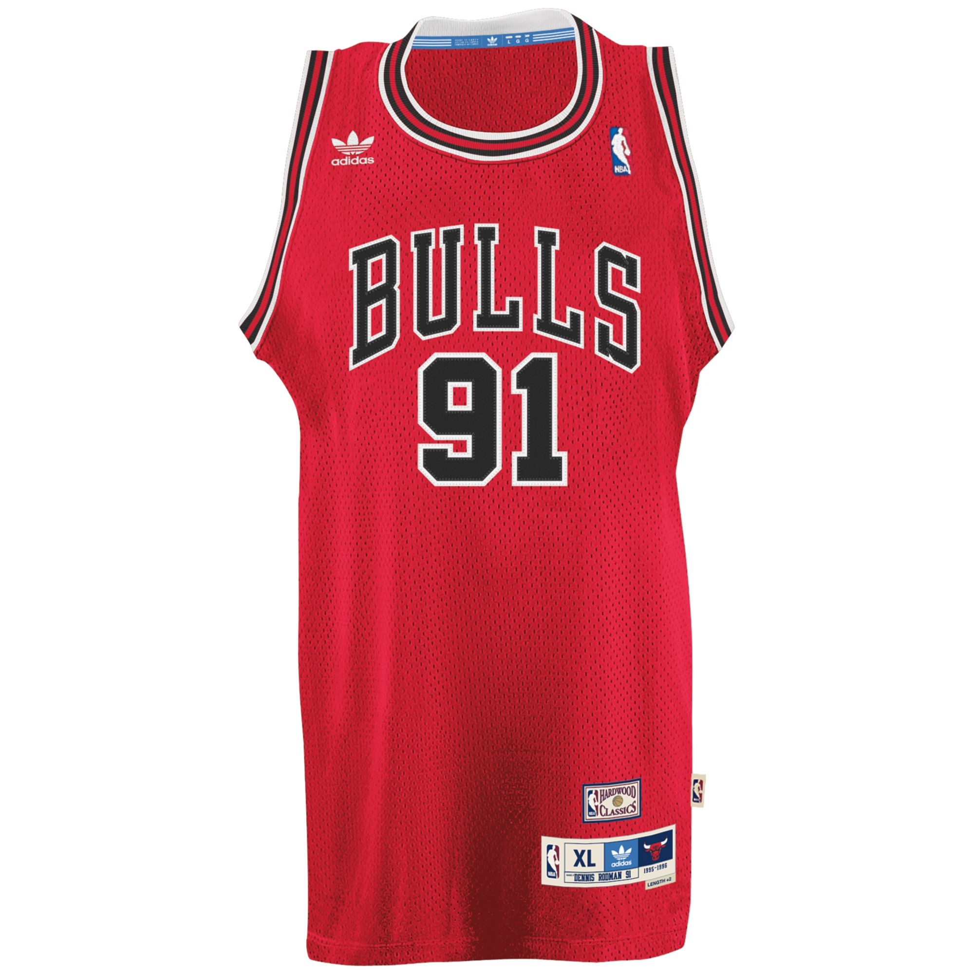 Adidas Men'S Sleeveless Chicago Bulls Nickname Swingman Jersey in Red ...