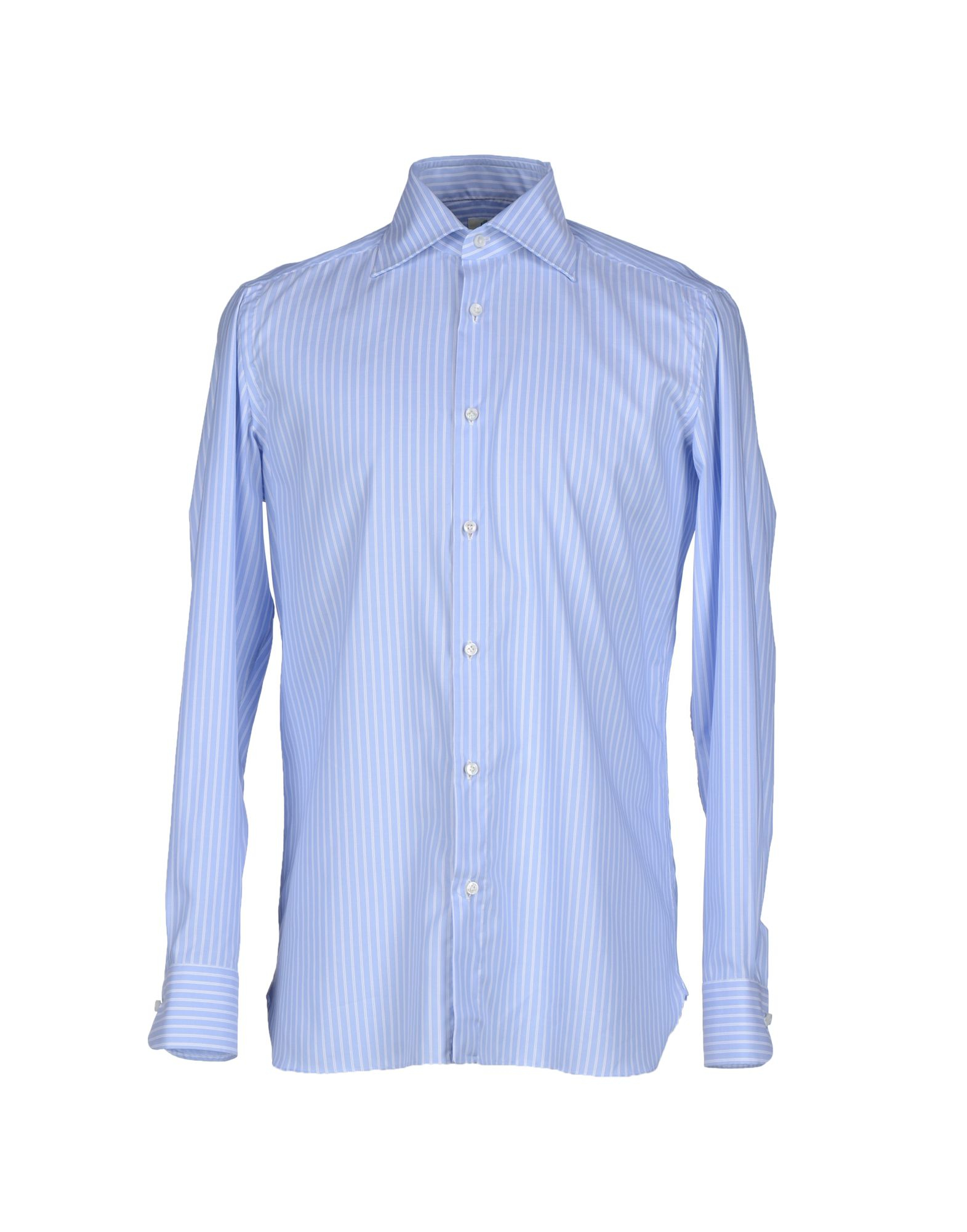 Lyst - Luigi Borrelli Napoli Shirt in Blue for Men