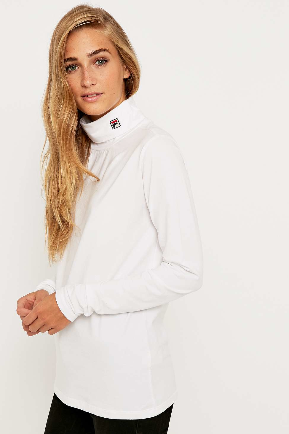 fila turtleneck white