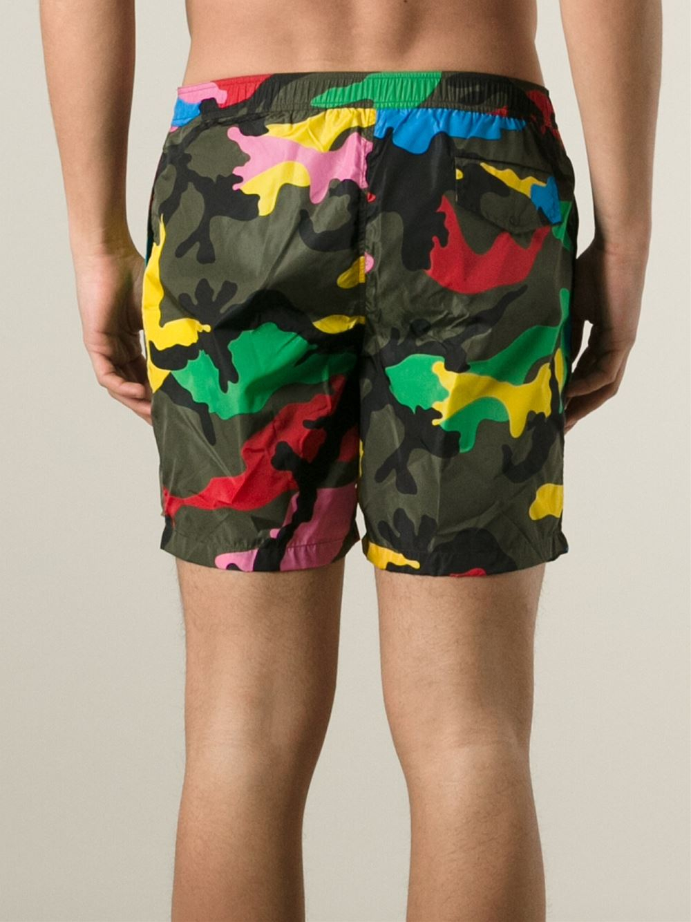 Valentino Camouflage Swim Shorts in Green for Men Lyst