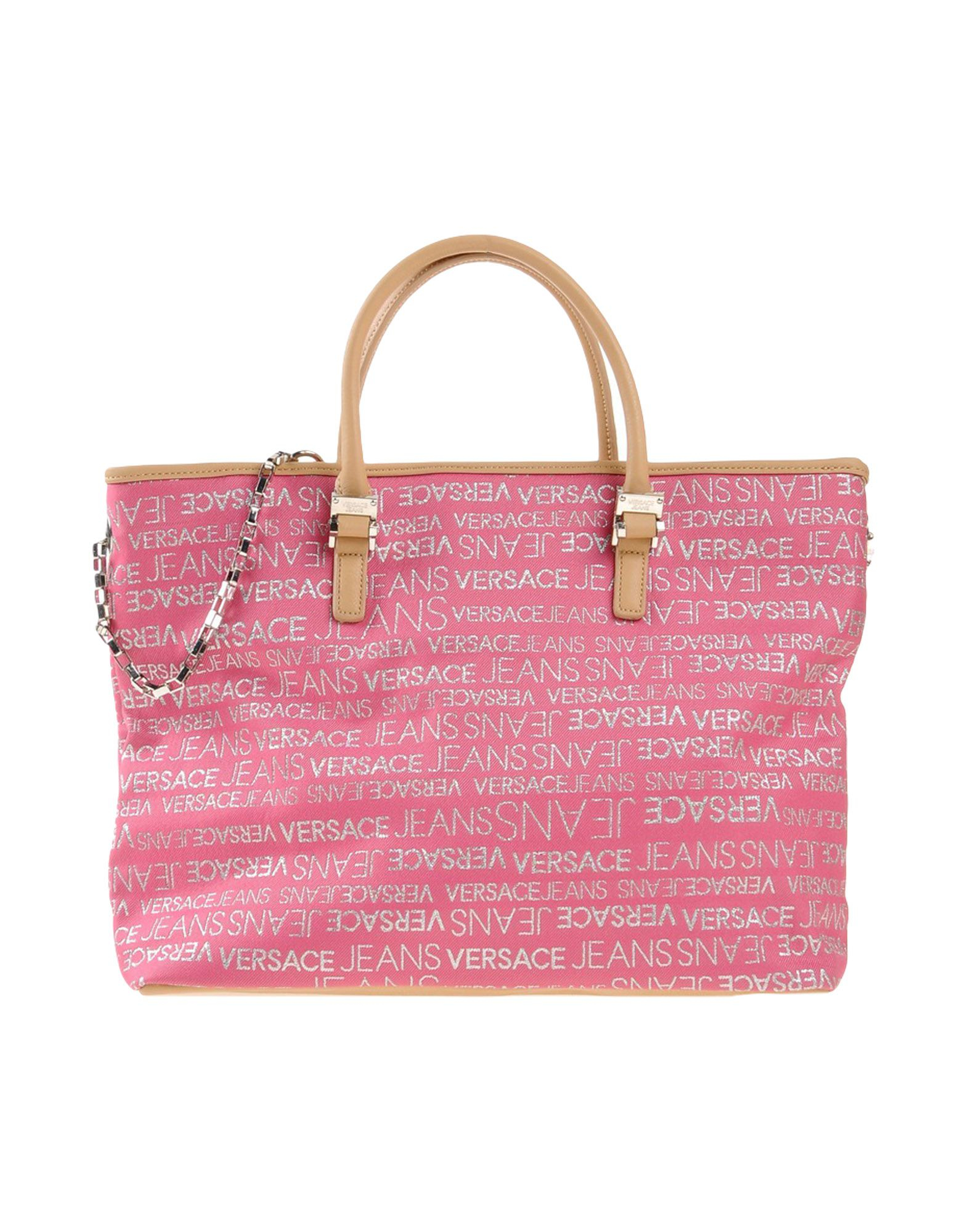 Versace Jeans Handbag In Pink Lyst Gallery