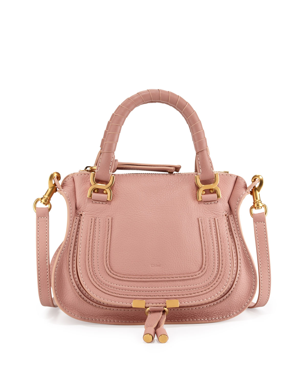 Lyst - Chloé Marcie Mini Shoulder Bag in Pink