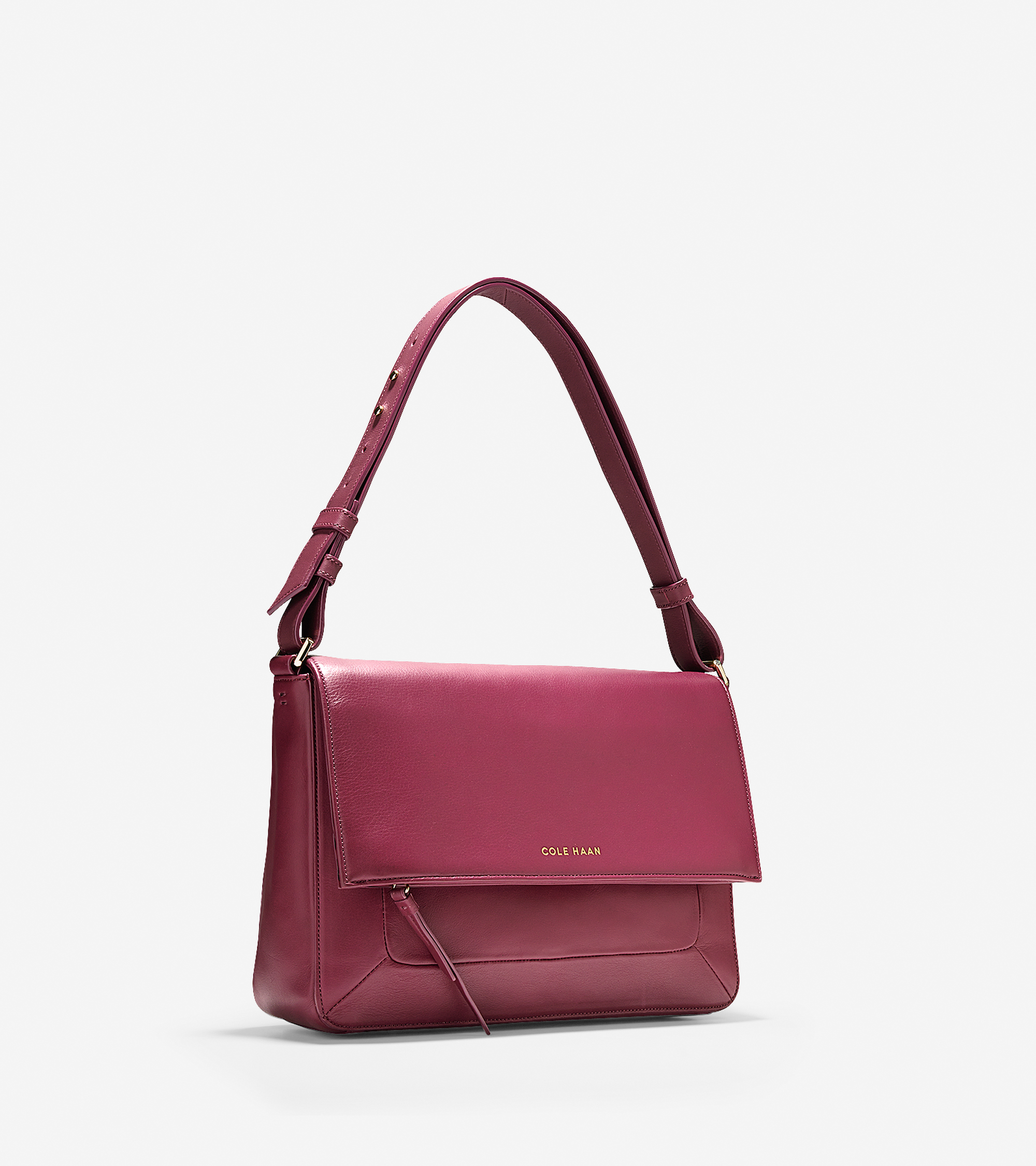 cole haan red handbag