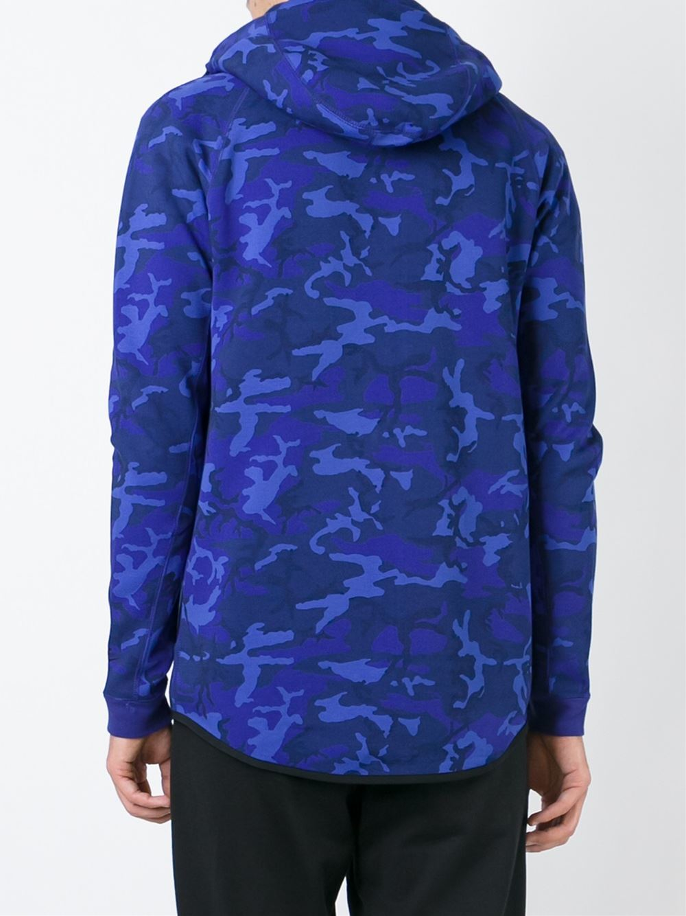 Nike 'tech Fleece' Hoodie in Blue for Men - Lyst
