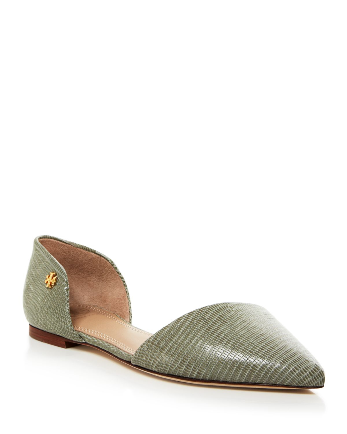 tory burch pointed flat