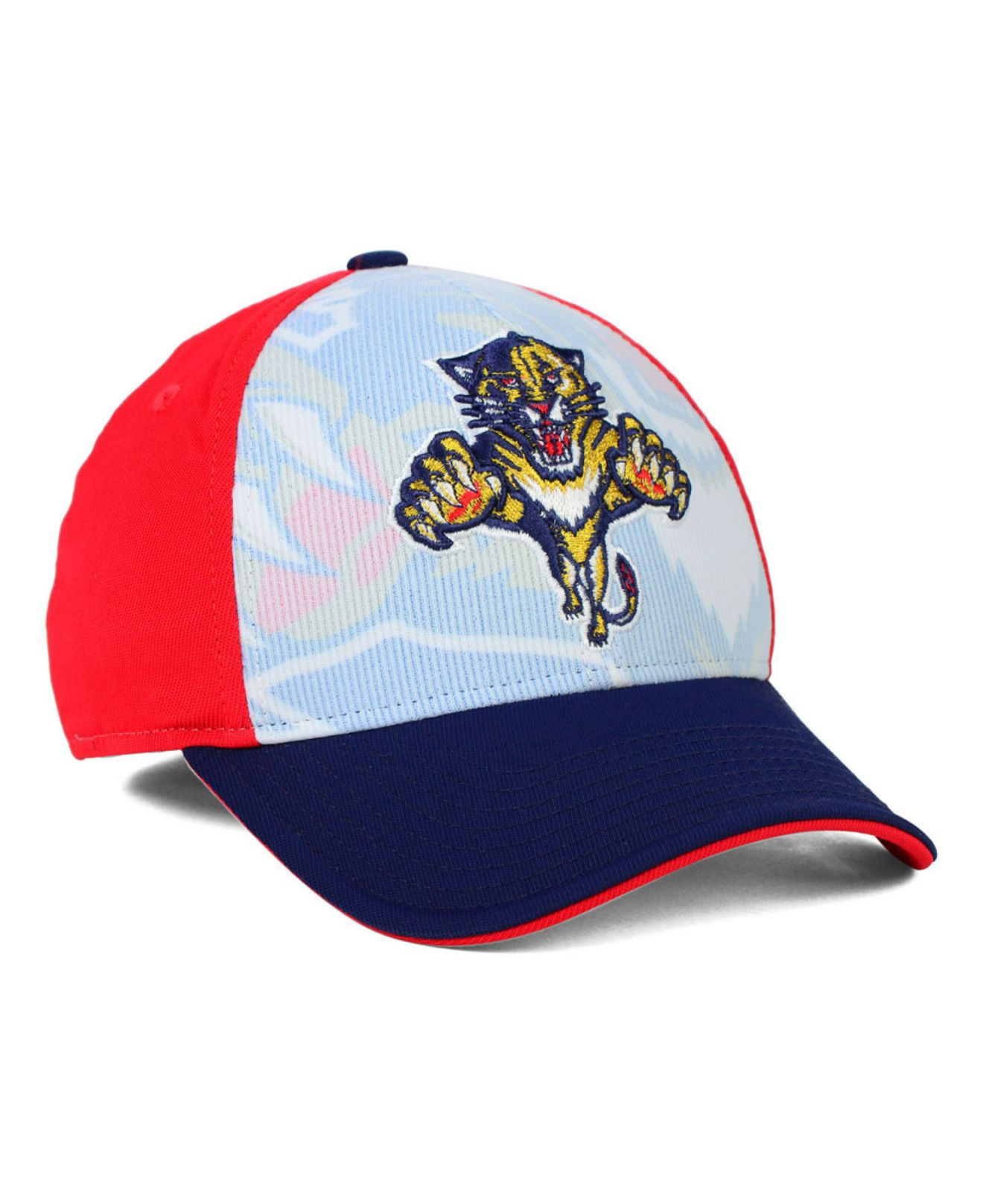 Lyst - Reebok Florida Panthers Stretch-Fit Cap in Blue for Men