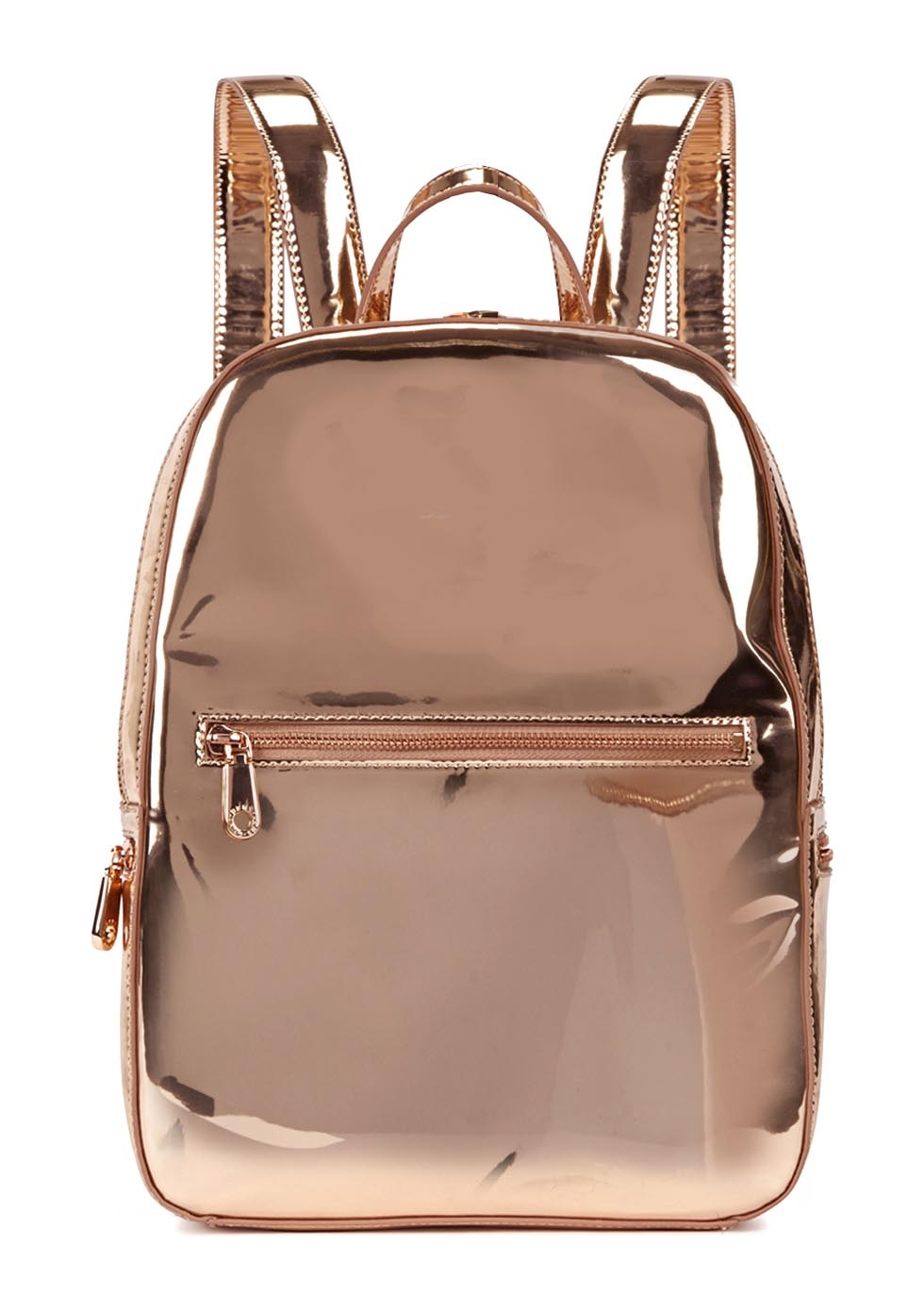 rose gold rolling backpack