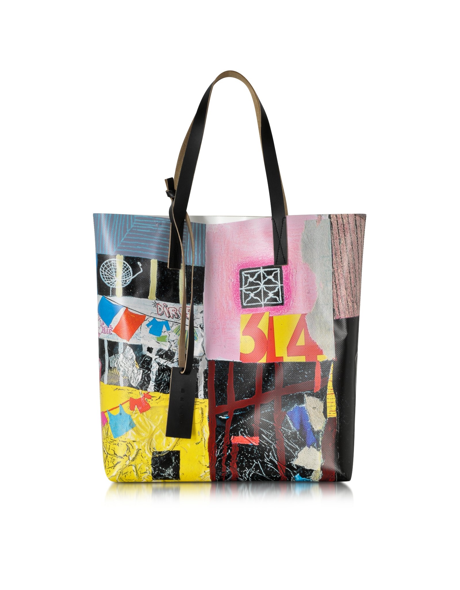 marni pvc shopping bag