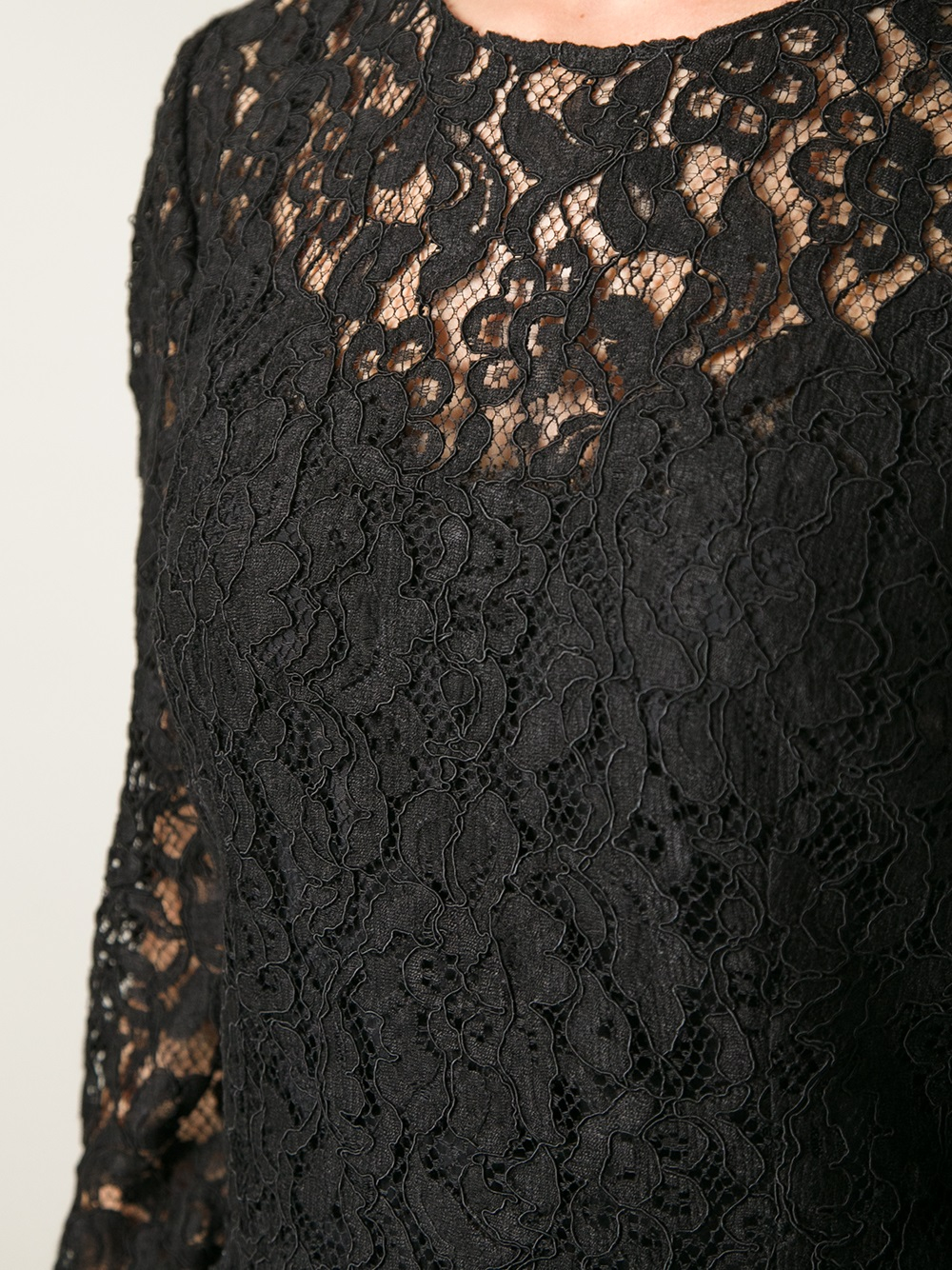 Lyst Dolce Gabbana Lace Dress In Black Lyst Dolce Gabbana Lace Dress In Black