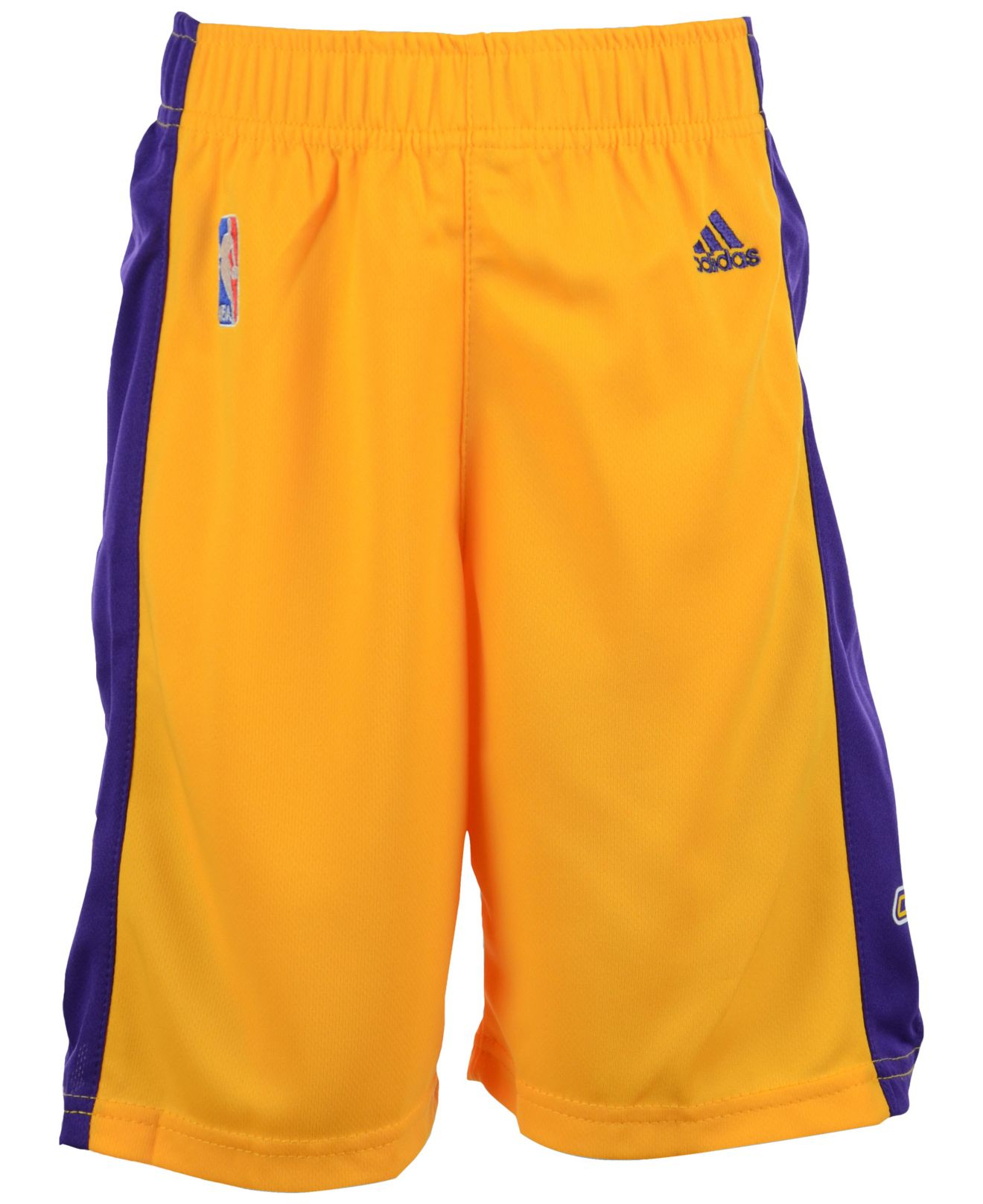 Adidas Little Boys' Los Angeles Lakers Replica Shorts in Yellow for Men ...