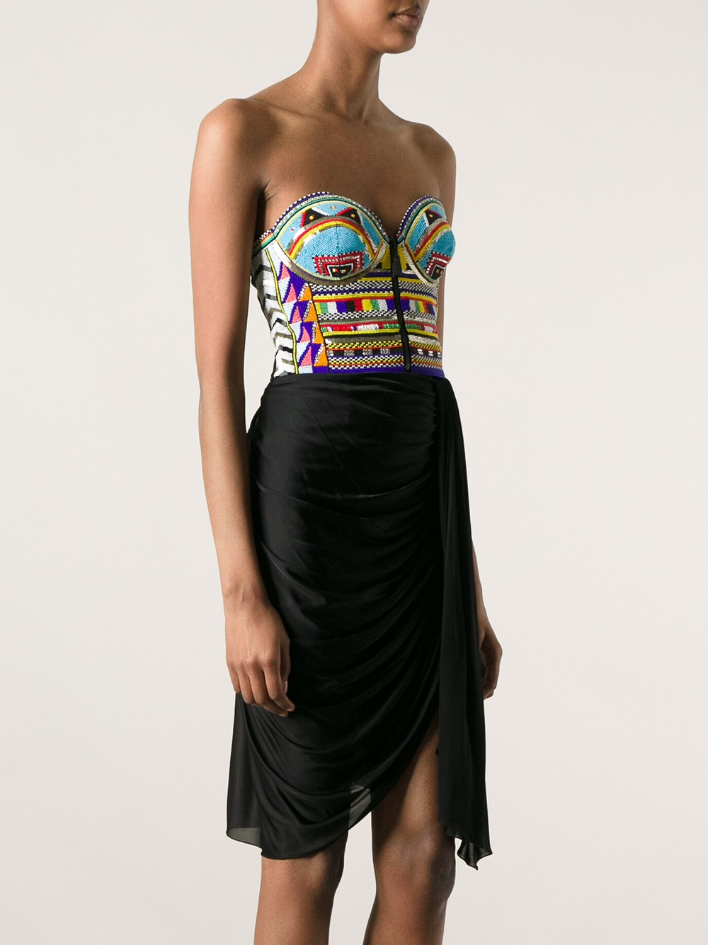 Beaded Bustier Dress