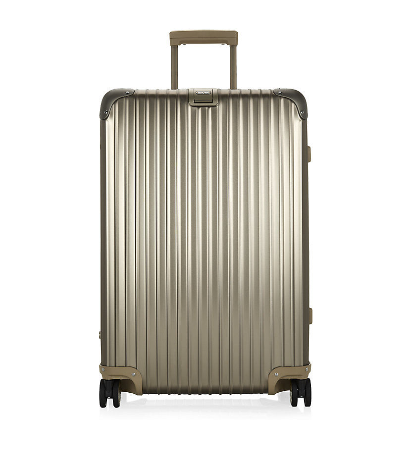 Rimowa Topas Titanium Multiwheel Suitcase (70Cm) in Gold for Men ...