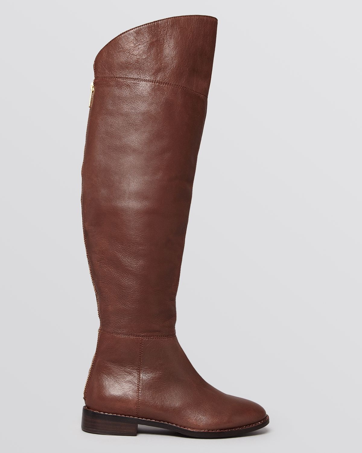 flat above the knee boots