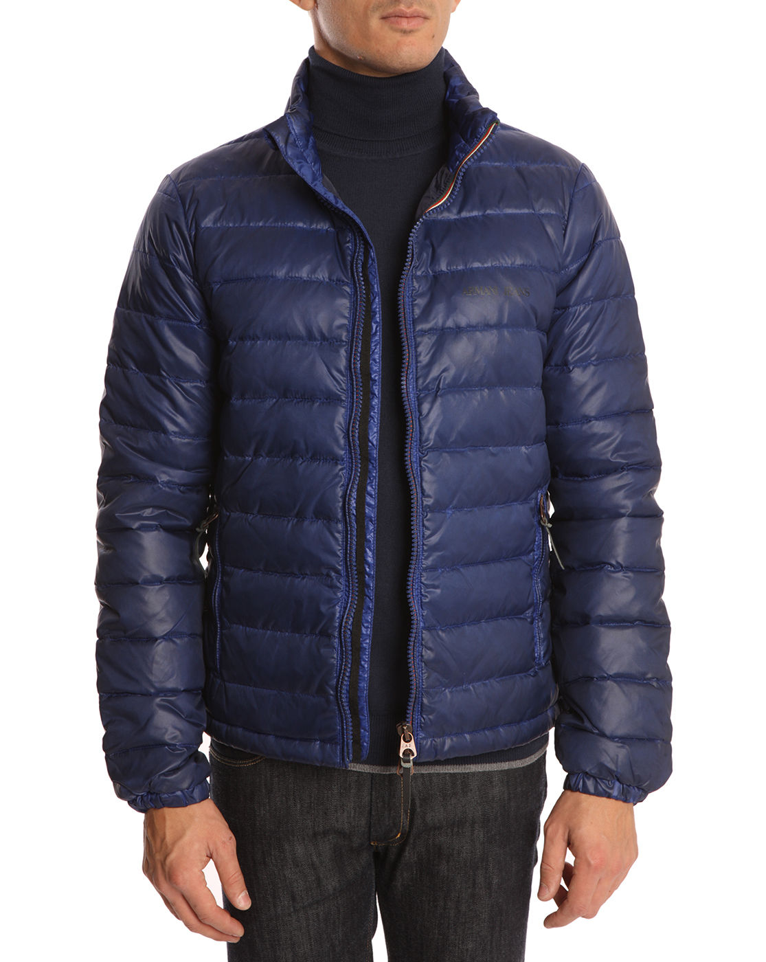 Armani Jeans Aj Faded Navy Down Jacket in Blue for Men (navy) | Lyst