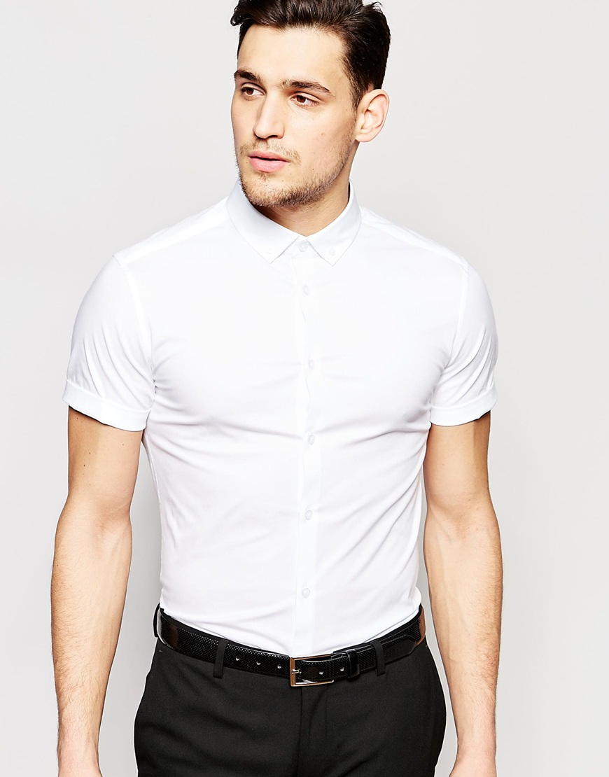 Are you Skinny Fit? Discover skinny shirts for men on ASOS. Shop for plain, printed or denim skinny shirts, with short or long sleeve & from brands like Lacoste, Selected or ASOS.