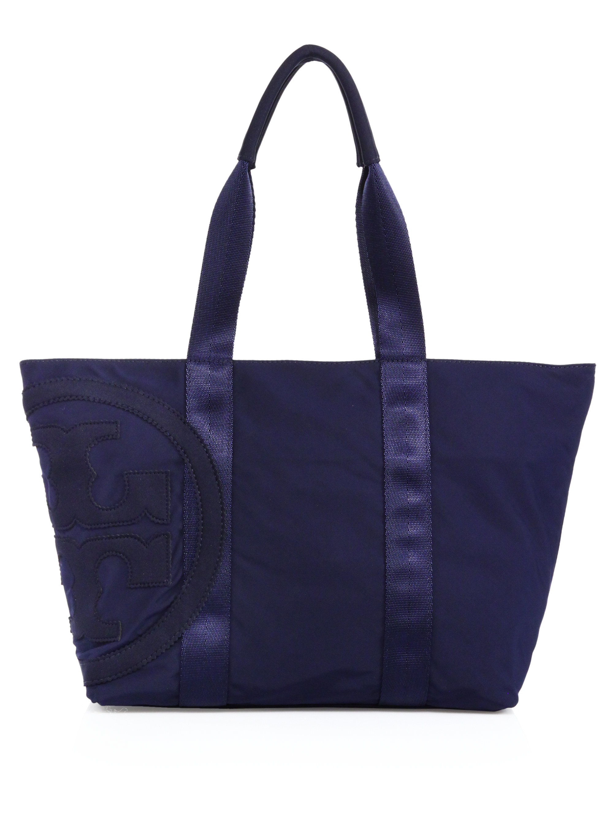 tory burch printed nylon tote