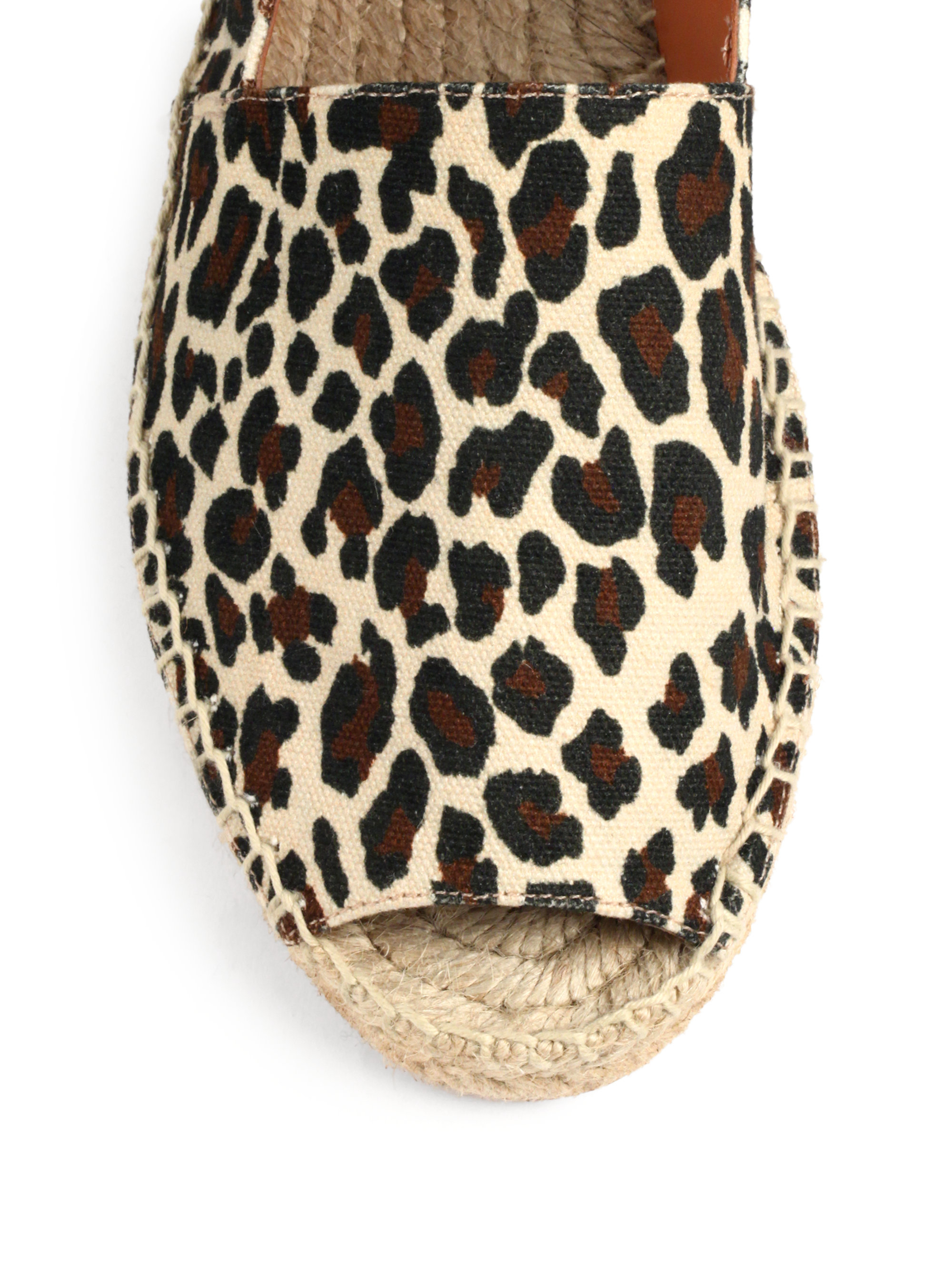 leopard slingback flats