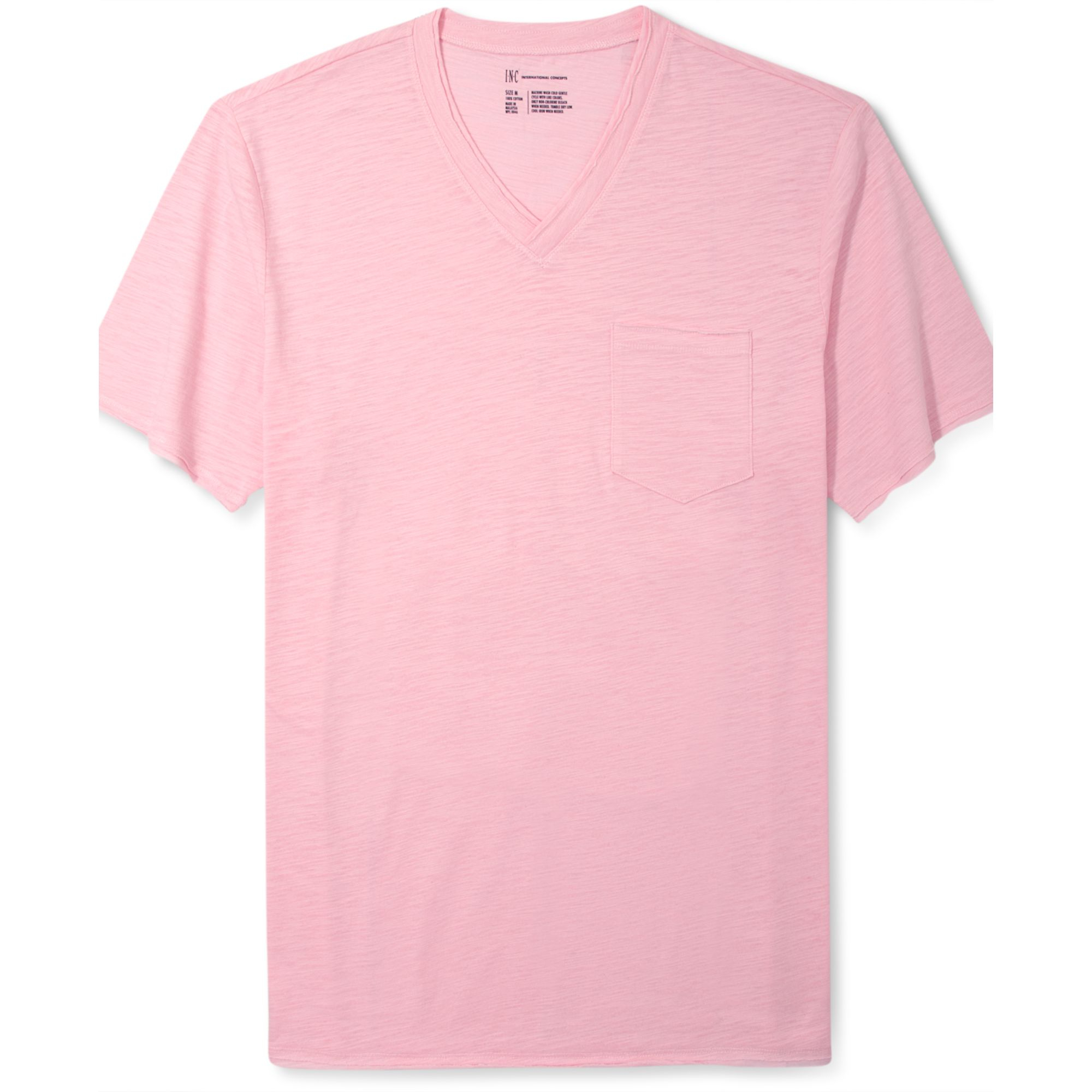 Lyst Inc international concepts Slade Pocket VNeck TShirt in Pink for Men