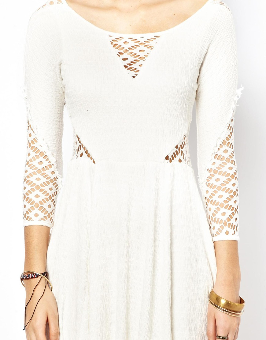 free people white gown