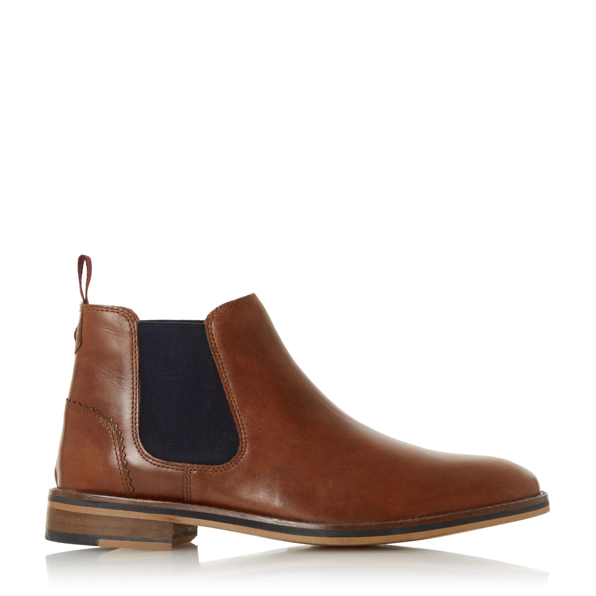 Dune Men's 'merlin H' Suede Chelsea Boots in Tan (Brown) for Men Lyst