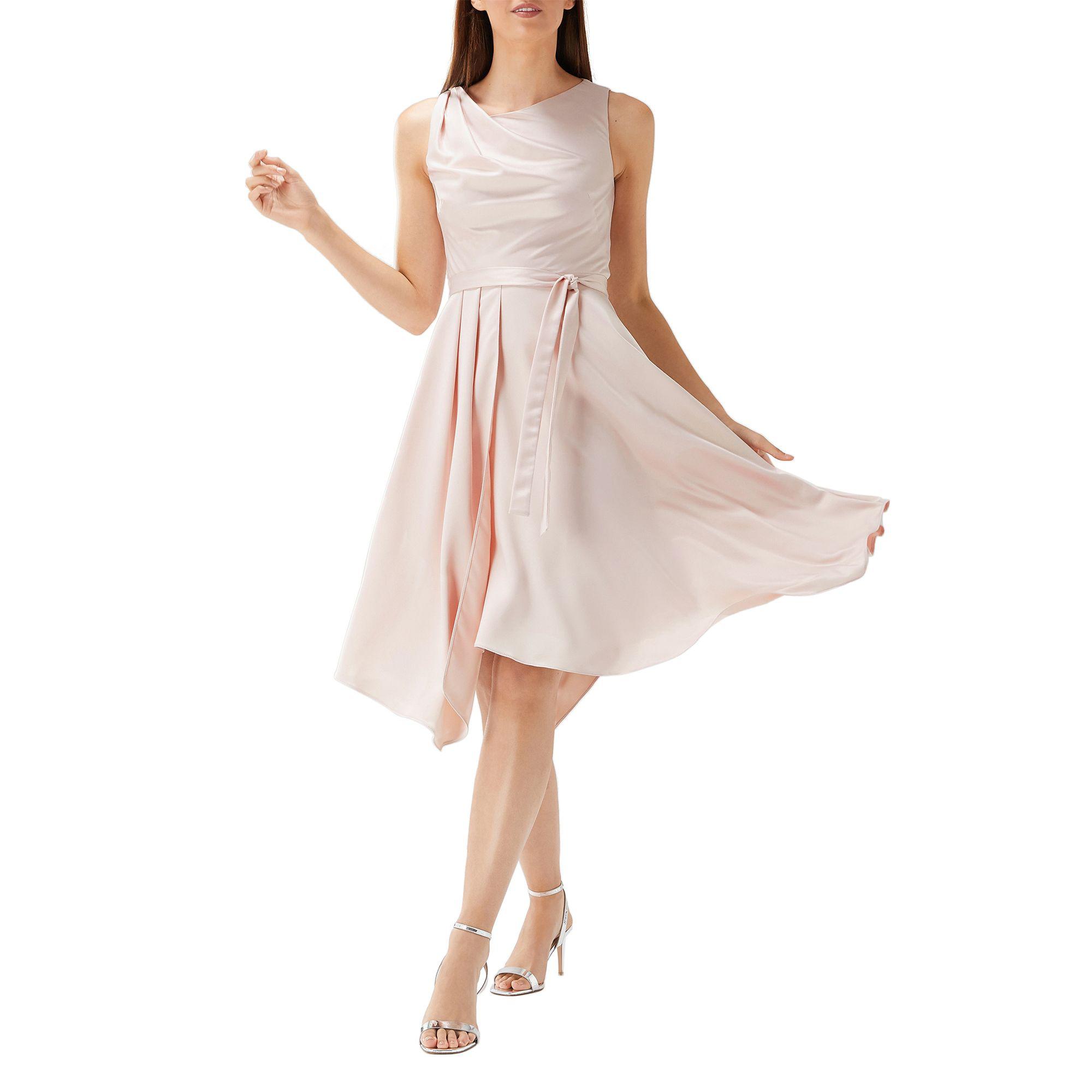 pink midi occasion dress