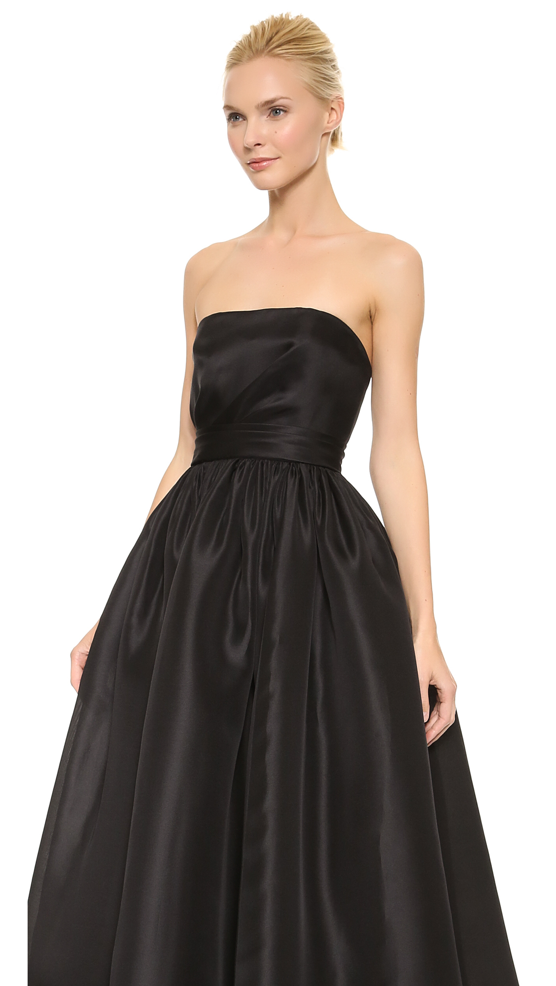 Lyst Reem Acra D Bodice Ball Gown Black In Gallery