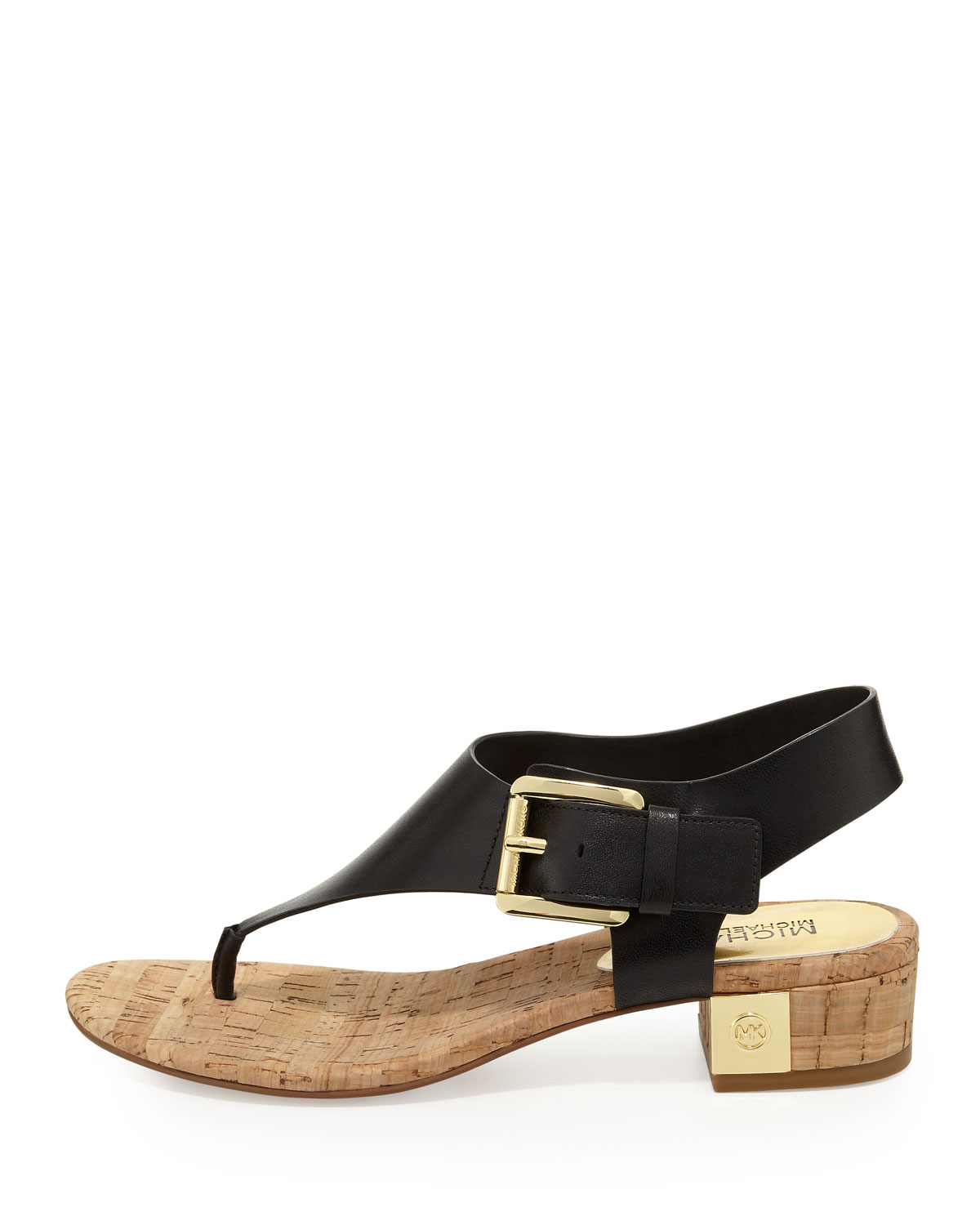 London Michael Black Kors Lyst Sandal Thong In yI6Yg7vbf