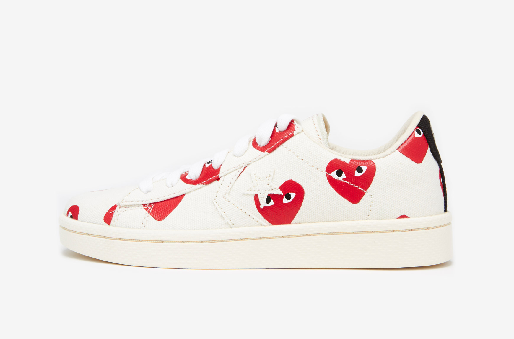 comme des garcons low tops